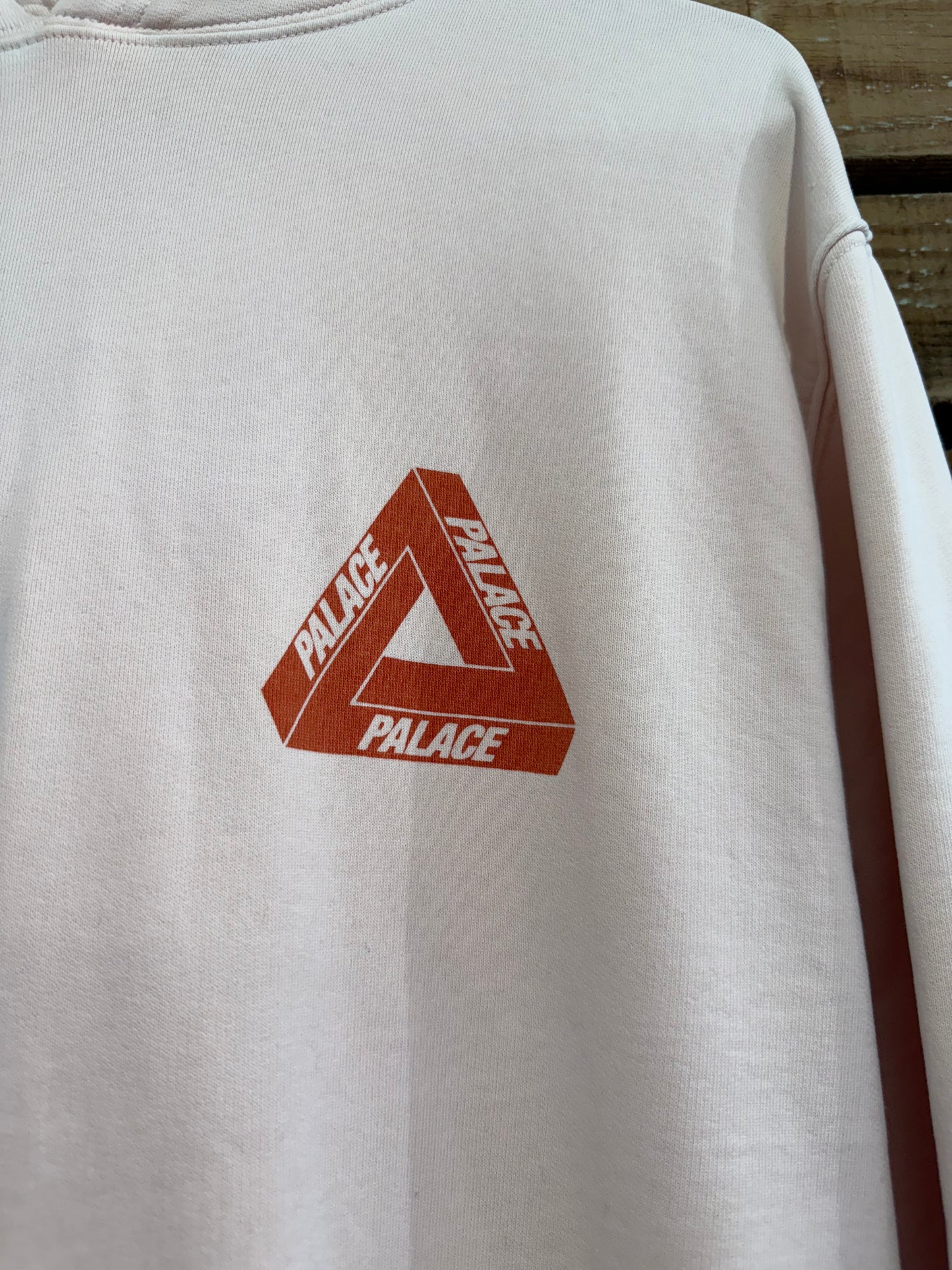 Palace Skateboards reacto colour hoodie/ hooded sweater. Orange. Size medium.