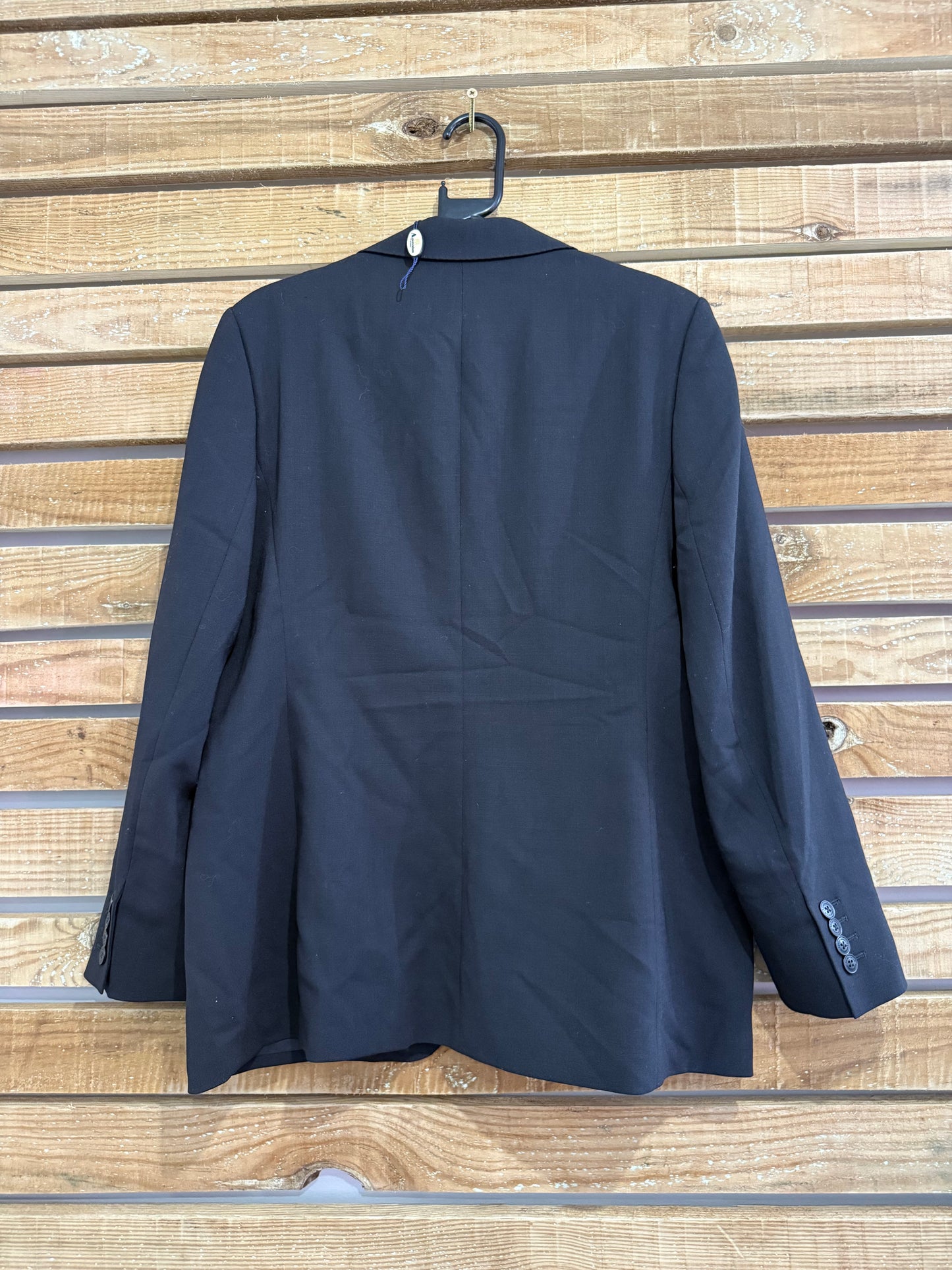 Vintage 80s BNWT Aquascutum button up blazer jacket. Size 10. Deadstock