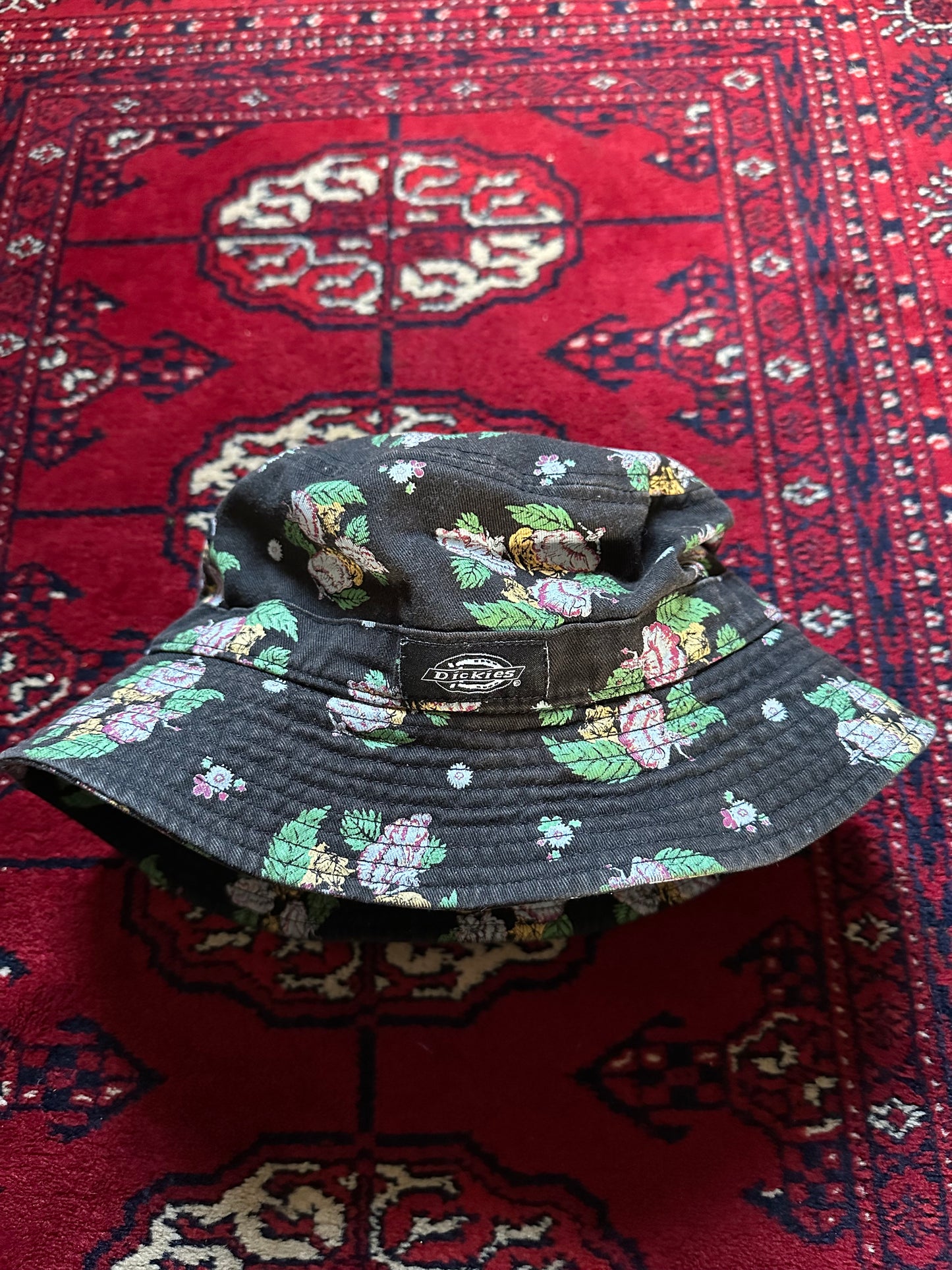 Vintage Y2K Dickies floral bucket hat. Summer/ Festival