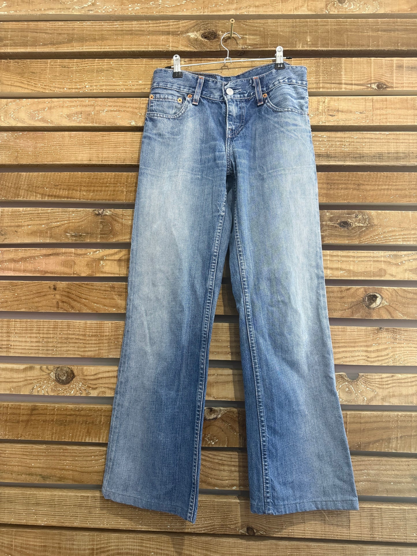Vintage 90s Levi’s 557 Blue Jeans. Waist 28”, leg 29”