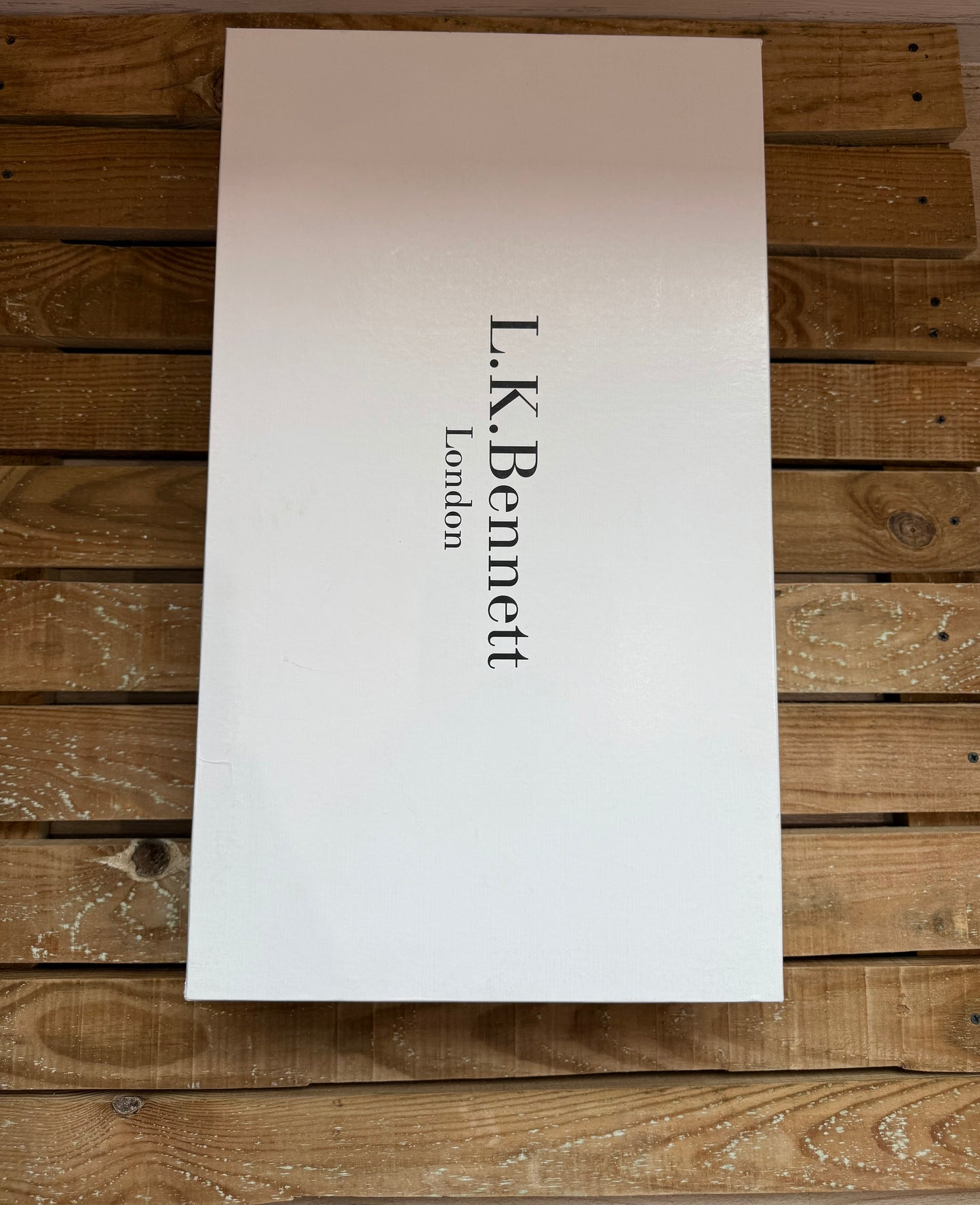 L.K.Bennett knee high fold over boots. Black leather. Size UK6 EU39. In box