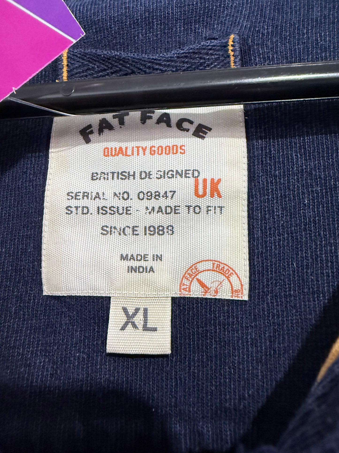 Fat Face Rugby Striped Shirt. Size XL.