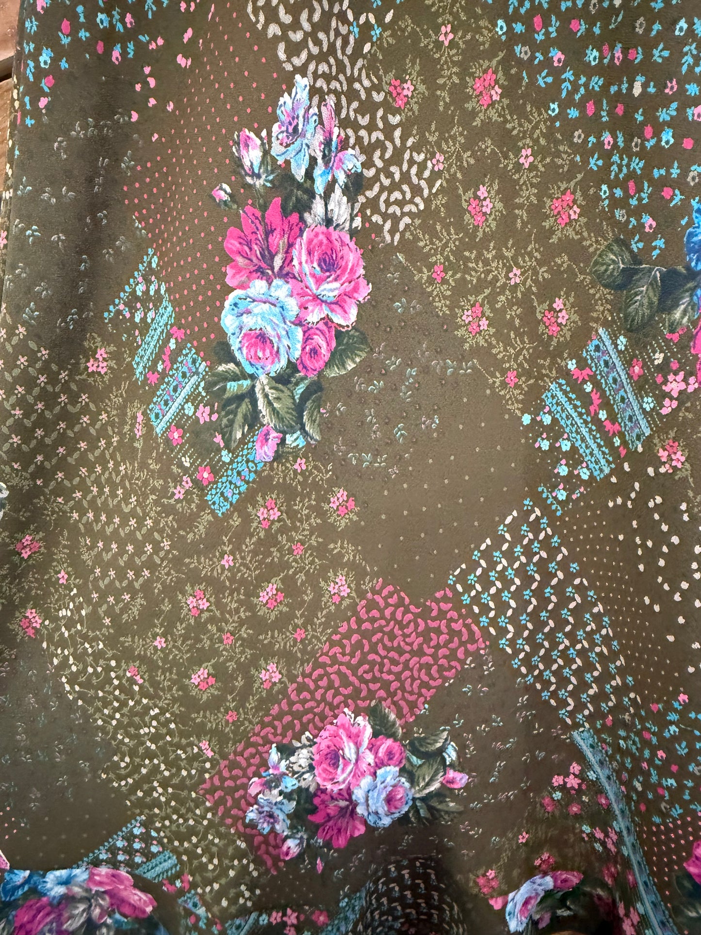 Vintage 90s halterneck floral dress. Summer/ boho/ festival. Size 8