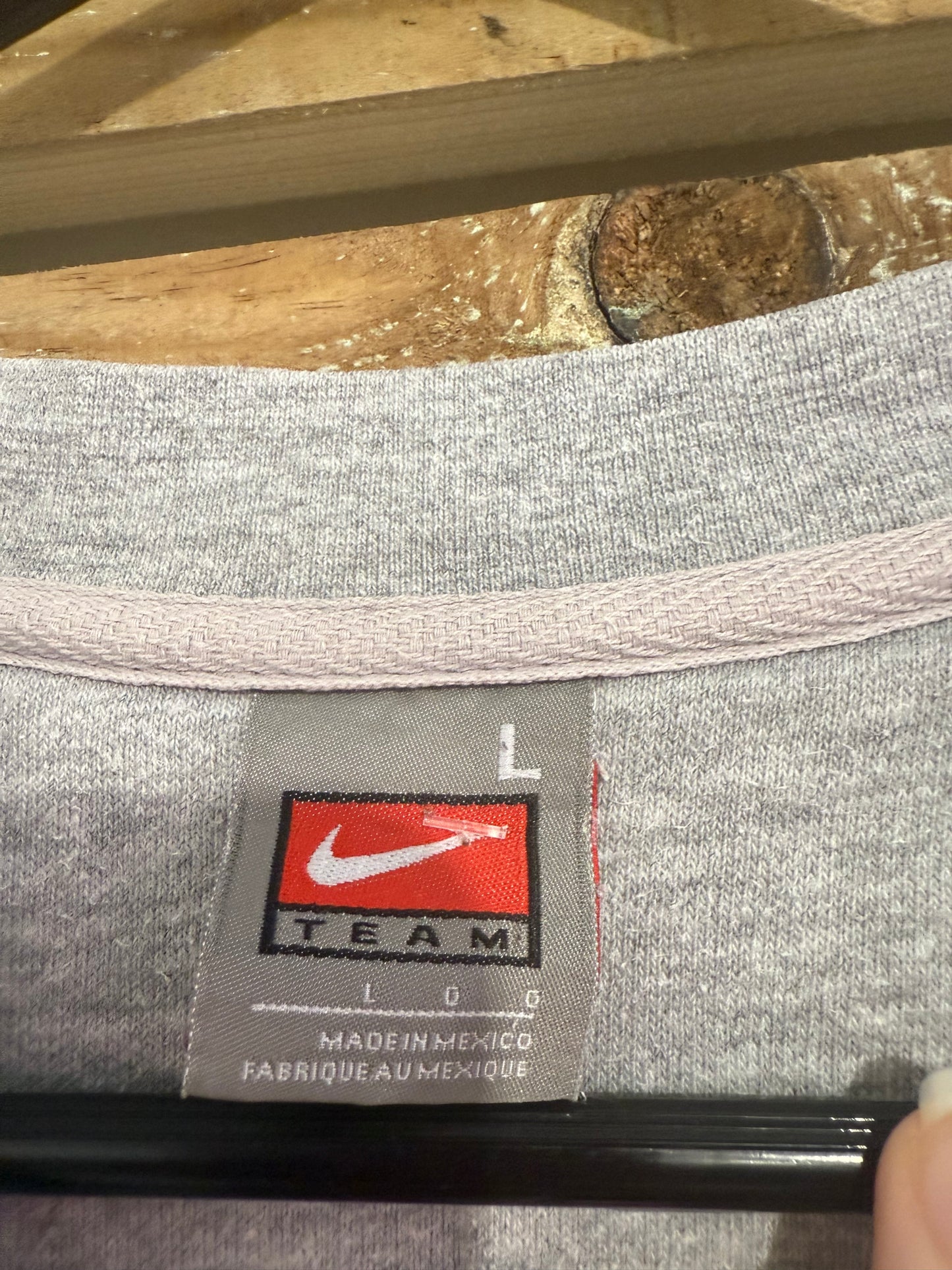 Vintage 90s silver tag Nike Utah grey sweater/ sweatshirt. Size Large