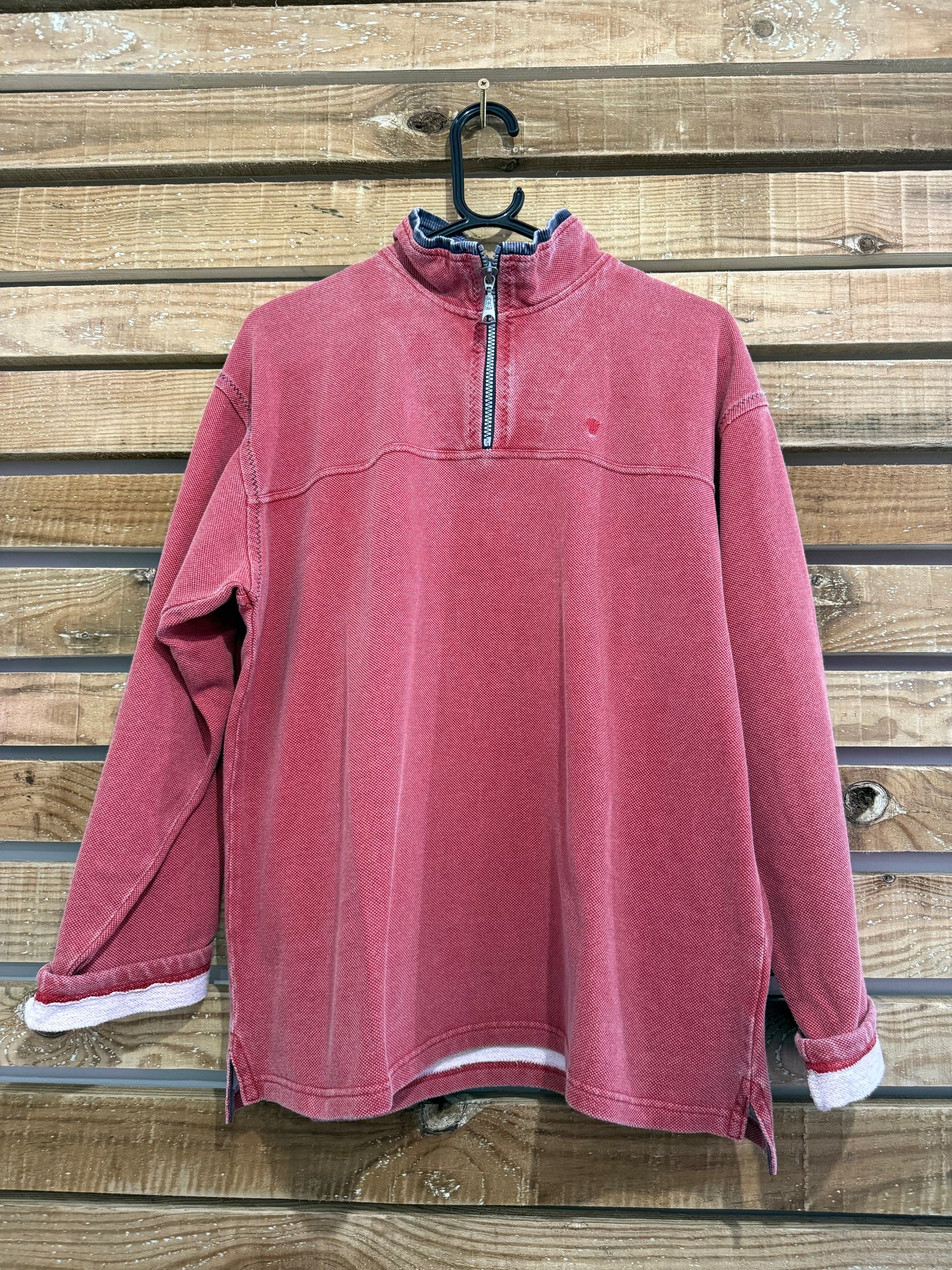 Vintage Y2K Fat Face 1/4 zip jumper/ sweater. Size Small.