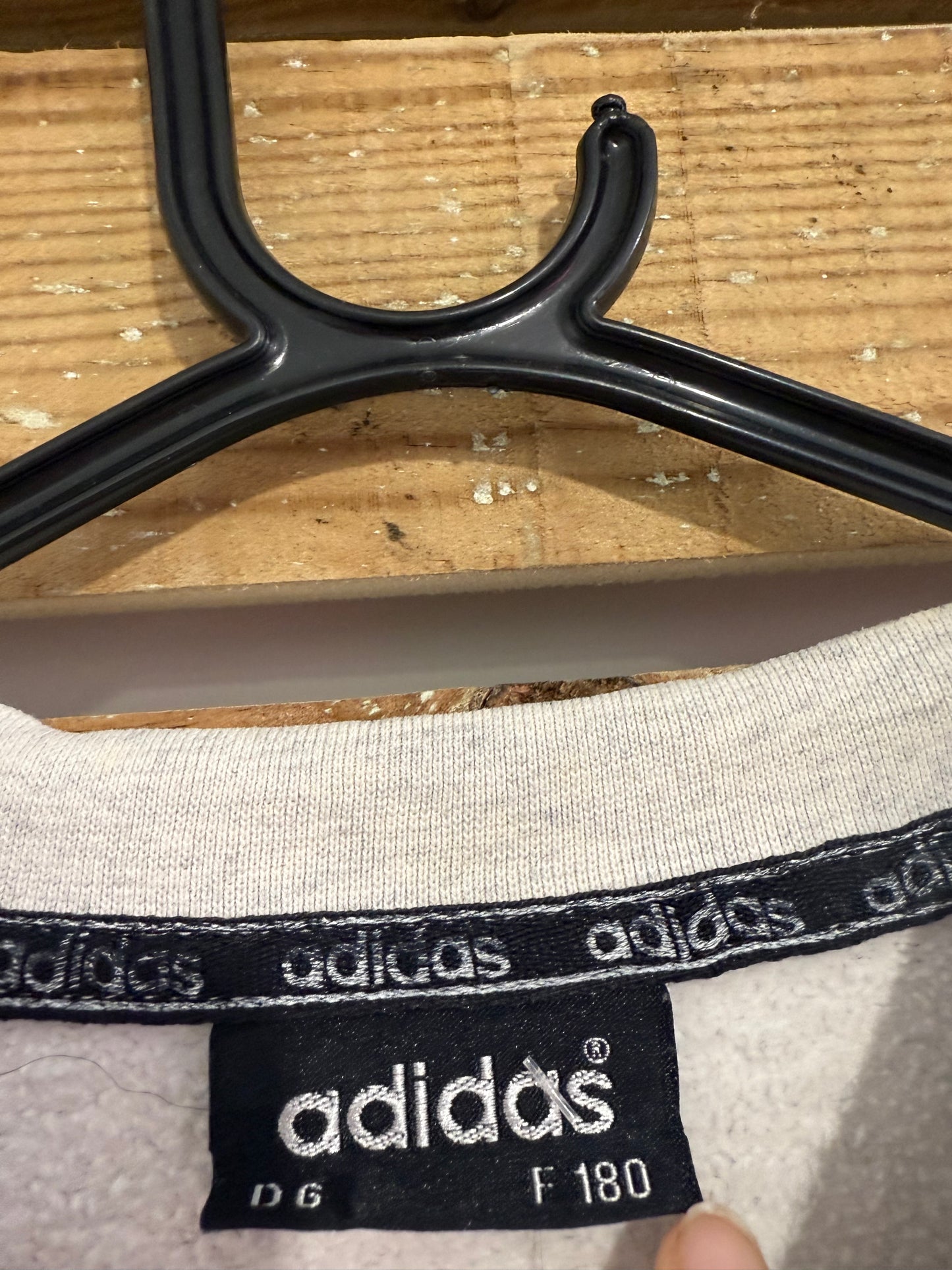 Vintage 80s RARE Adidas grey sweater/ sweatshirt. Size Large