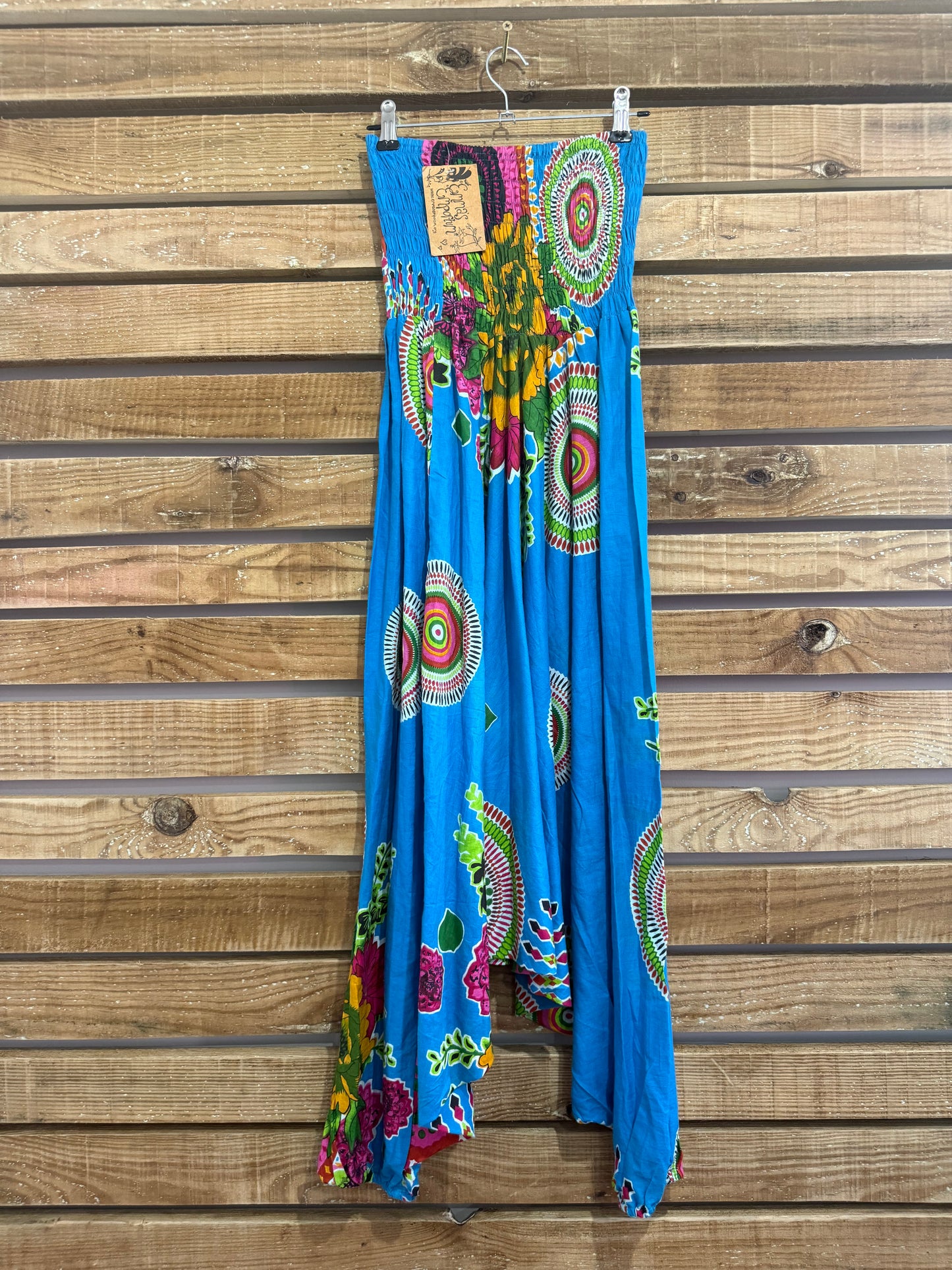 Vintage 90s jumpsuit. Colourful. Hippy/ boho/ festival. Up to a size 6-10