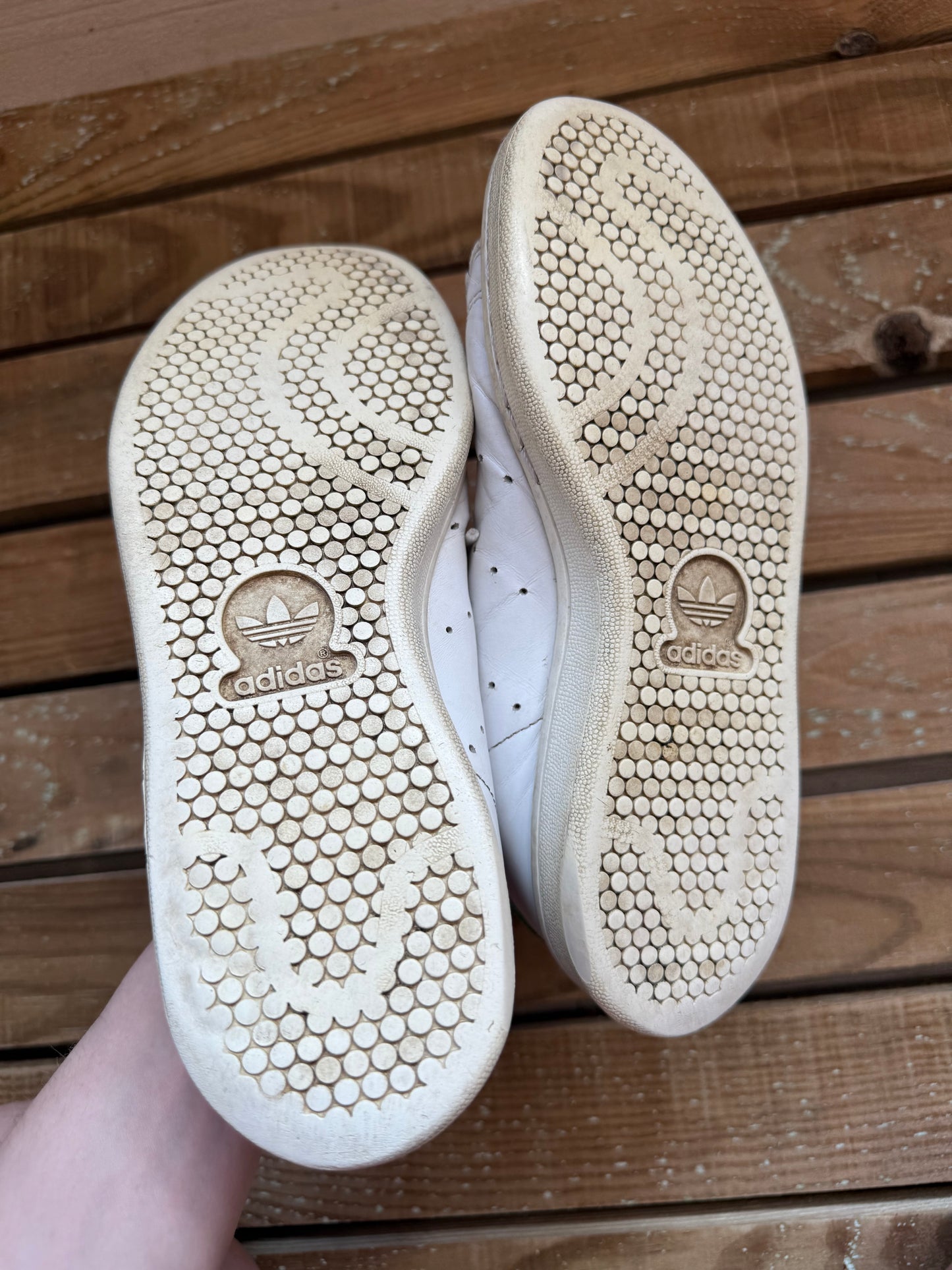 Adidas Stan Smiths white trainers/ sneakers. Size 38 (UK5)