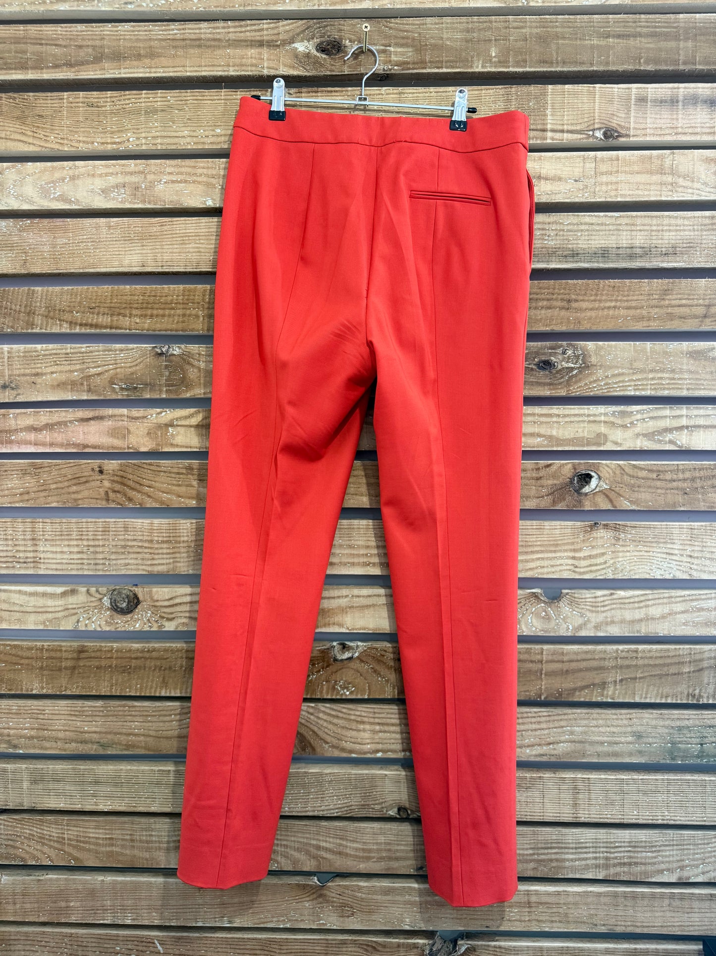 Oscar de la Renta smart suit trousers. 32” waist. US8 Size UK12. Orange. Wedding/ office.