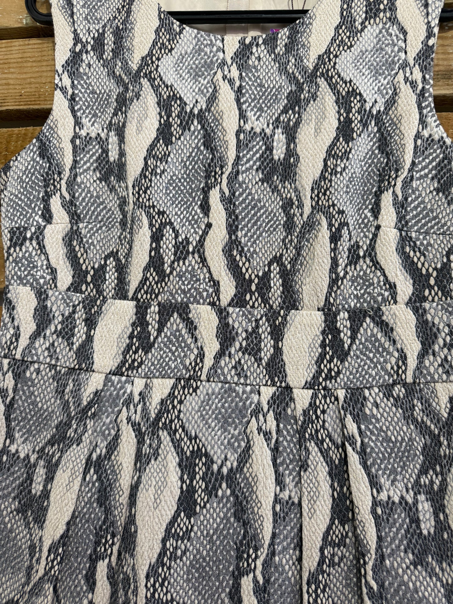 BNWT Fenn Wright Manson 60’s style shift Dress. Snakeskin. Size UK12
