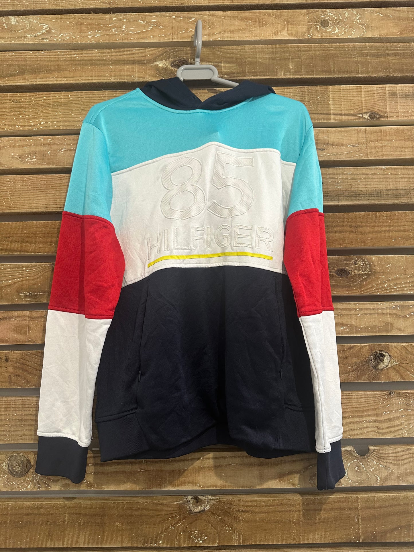 Vintage Y2K Tommy Hilfiger Spell-out logo hoodie/ hooded sweater.