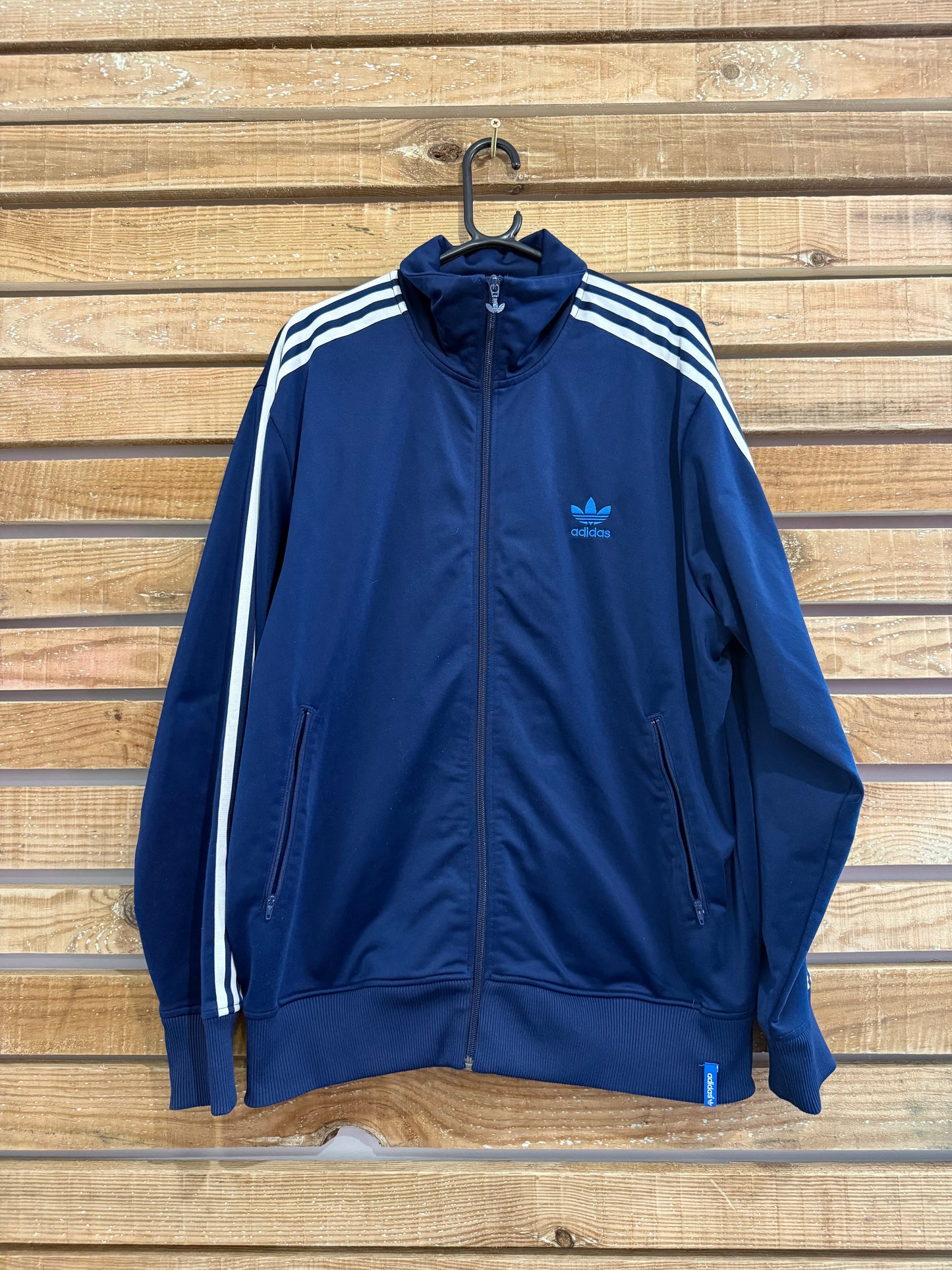 Vintage 90s Adidas track zip up sports jacket. Size XL. Festival.