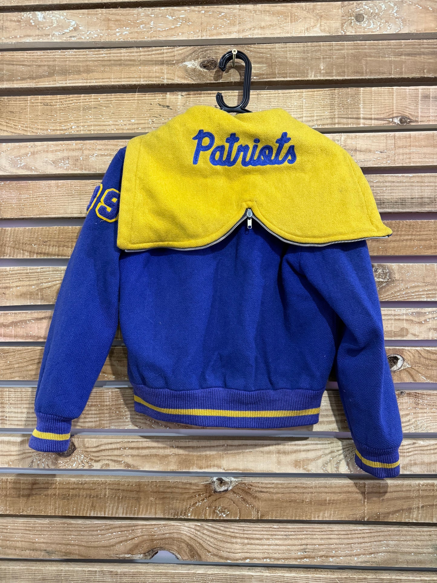 Vintage 80s Nelson’s Patriots Varsity Jacket. 50s Style. College Jacket. USA. Rockabilly. Size Small.