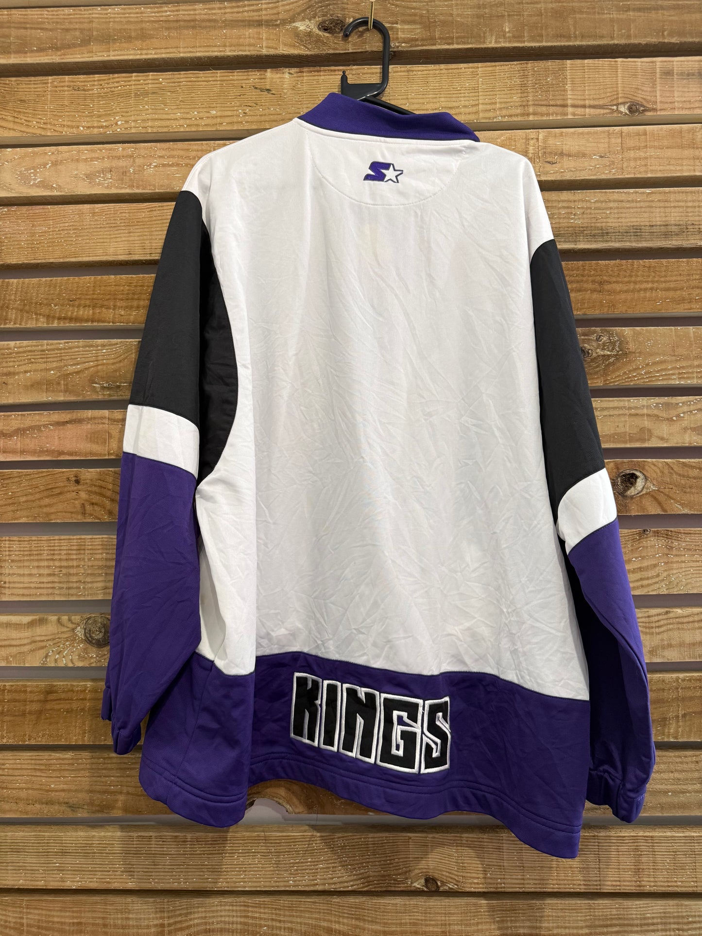 Vintage 90s NBA Sacramento Kings 90S Starter Jersey Warm Up. Size XL