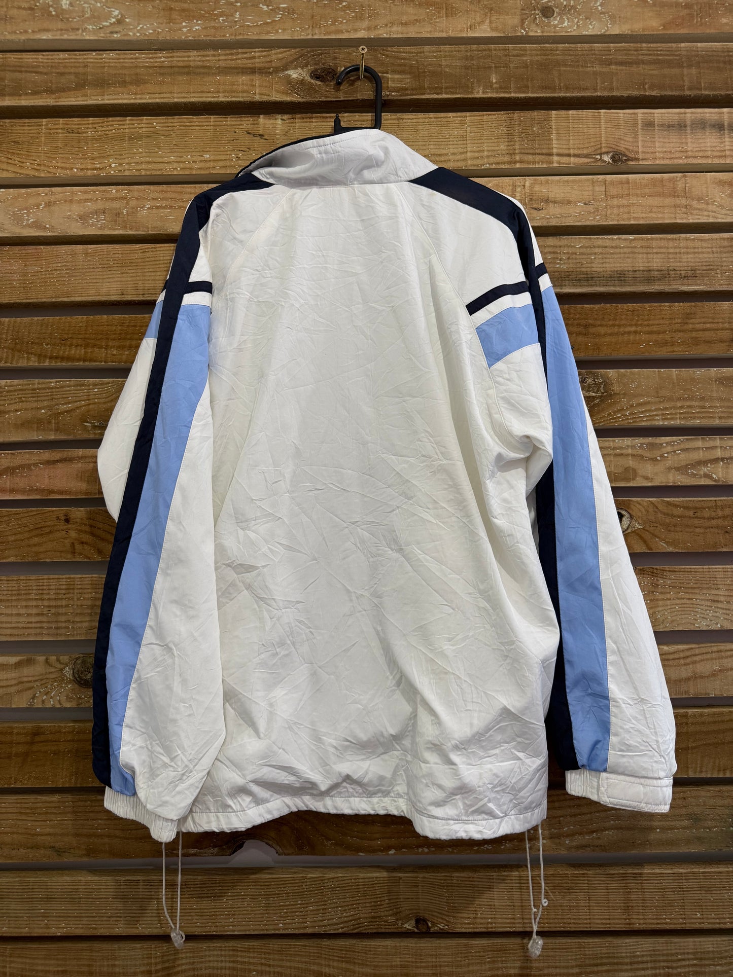 Vintage 90s Nike zip up windbreaker/ shell track jacket. Size XL. Festival.
