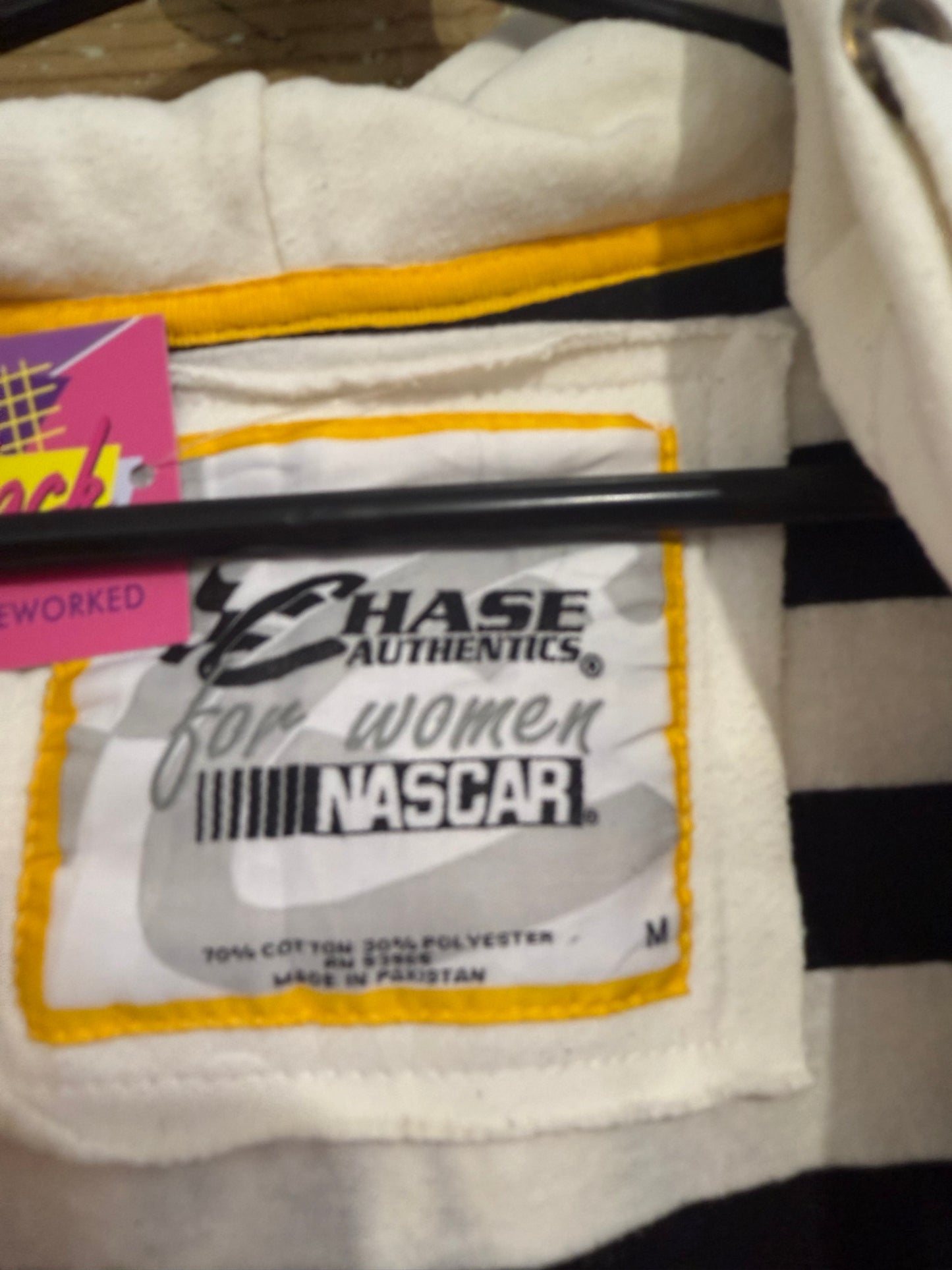 Vintage Y2K NASCAR Ryan Newman hoodie/ hooded sweater. Size medium. Motorsports
