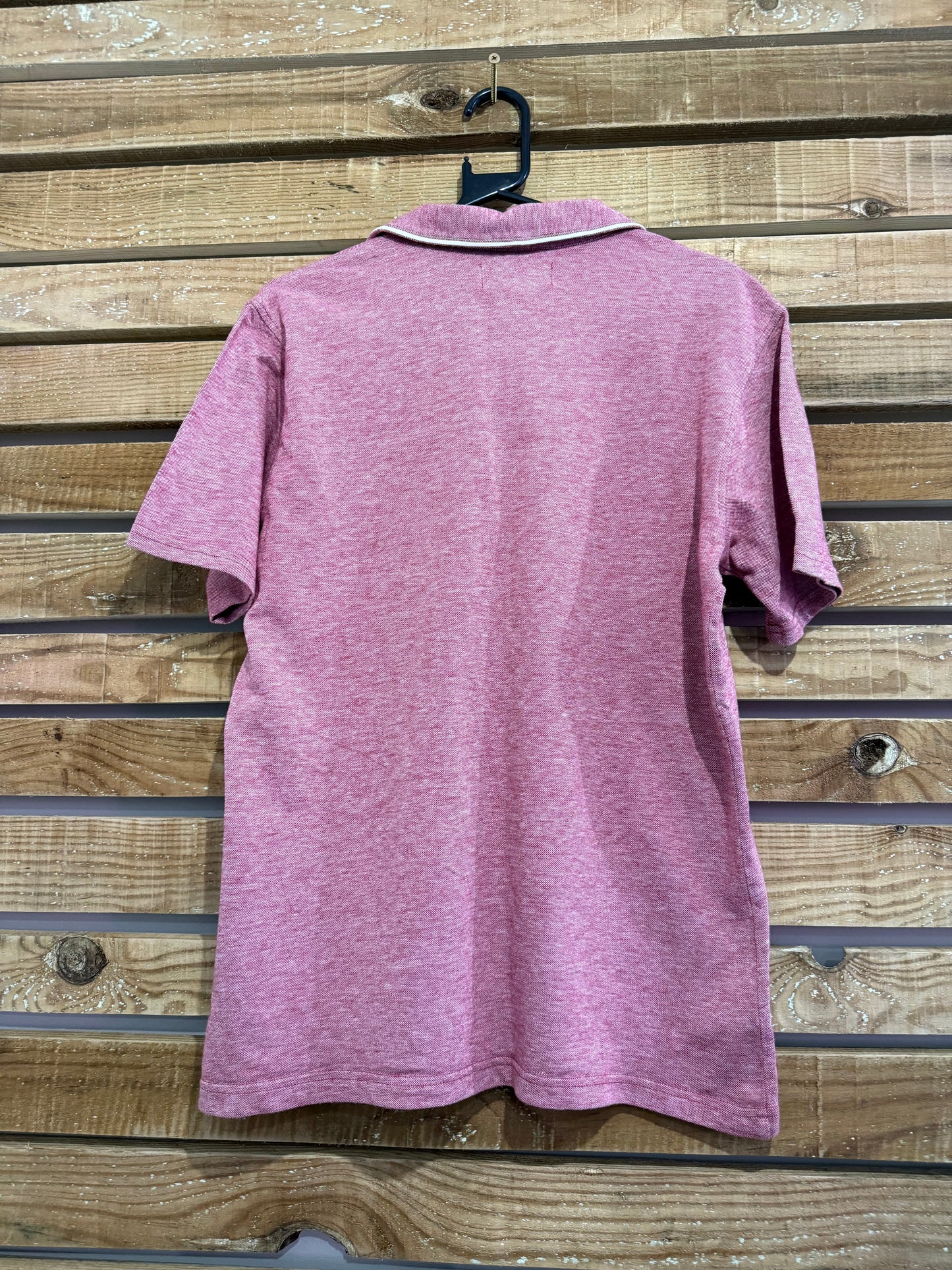 Penguin polo shirt. Red. Size Large.