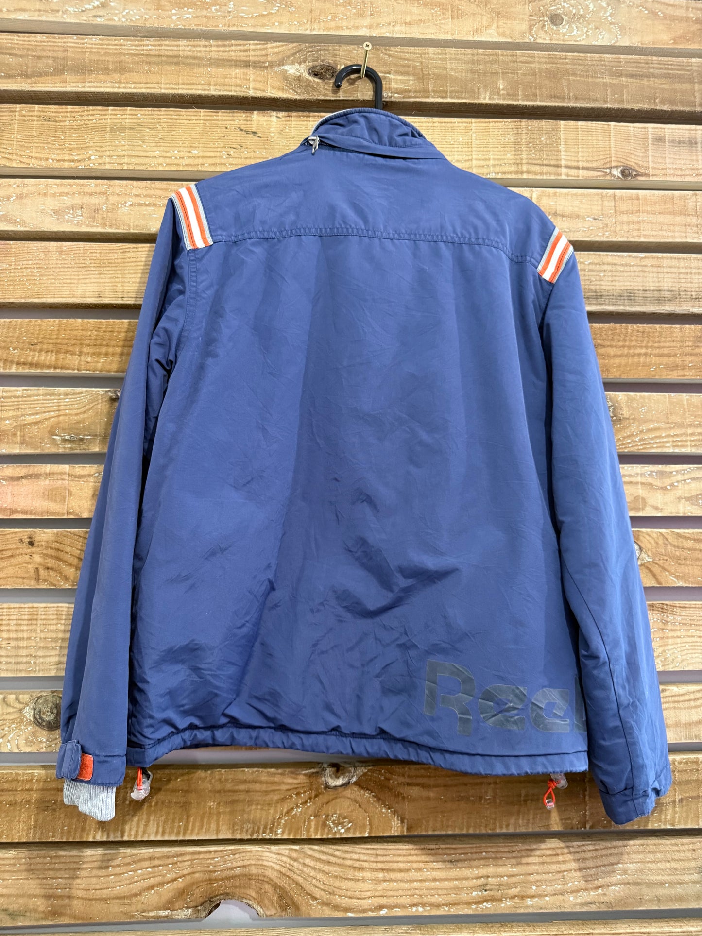 Vintage 90s Reebok hooded sports waterproof coat/jacket. Size Medium