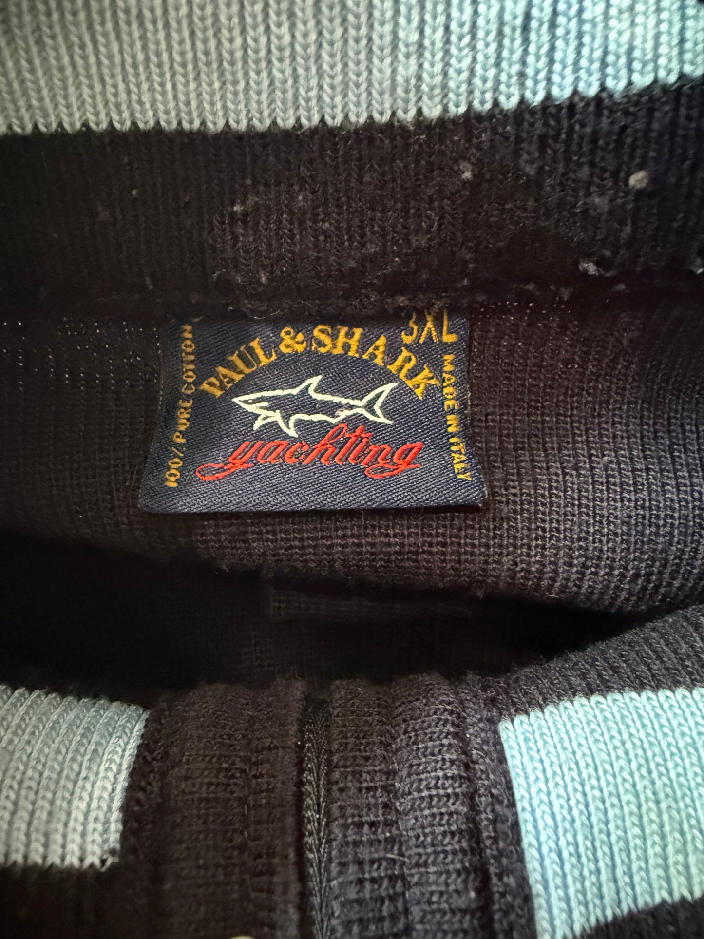 Paul & Shark Yachting 1/4 zip jumper/ sweater. Blue. Size 3XL.