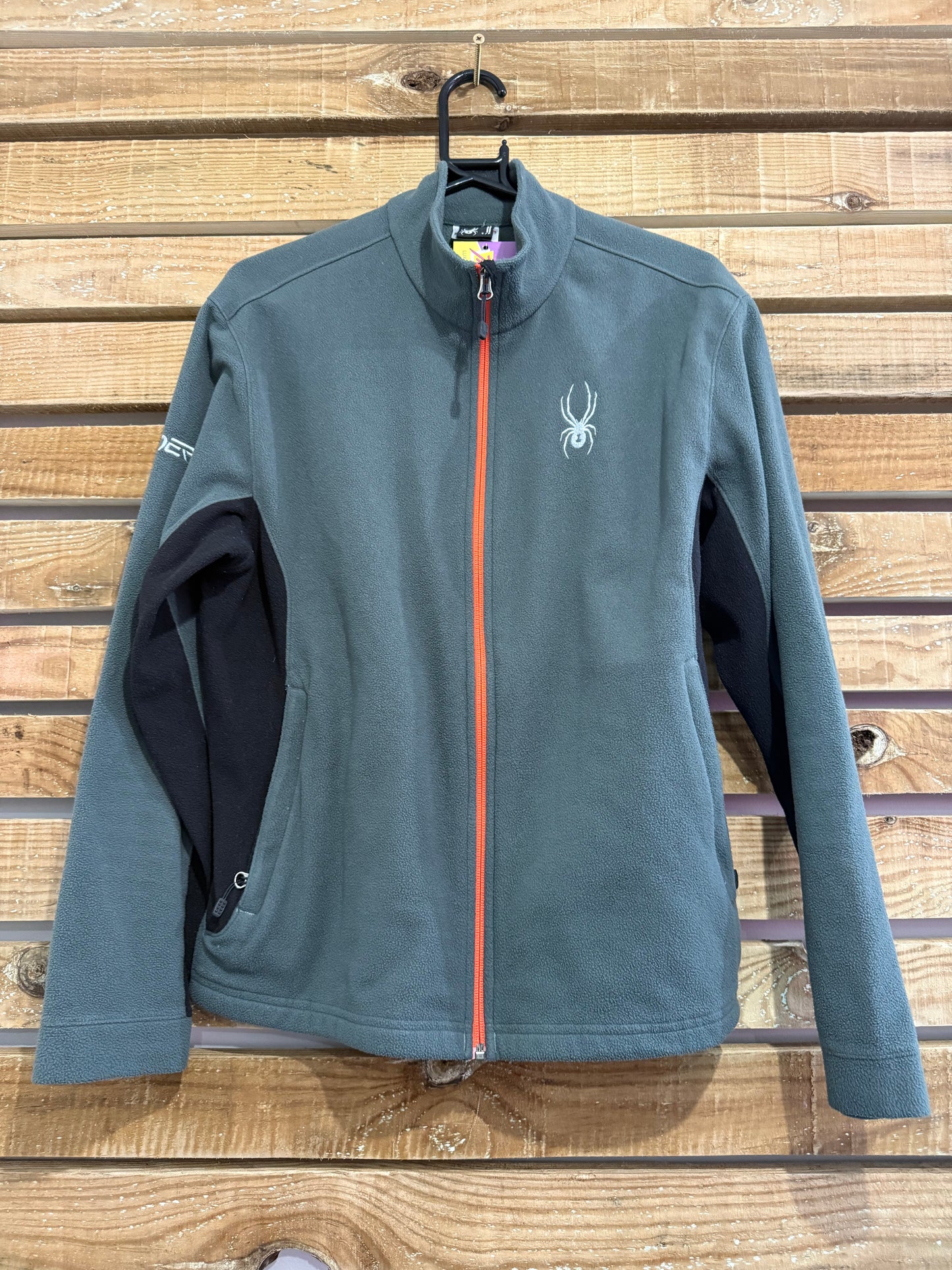 Vintage RARE 90s Spyder zip up fleece jacket. Size Small.