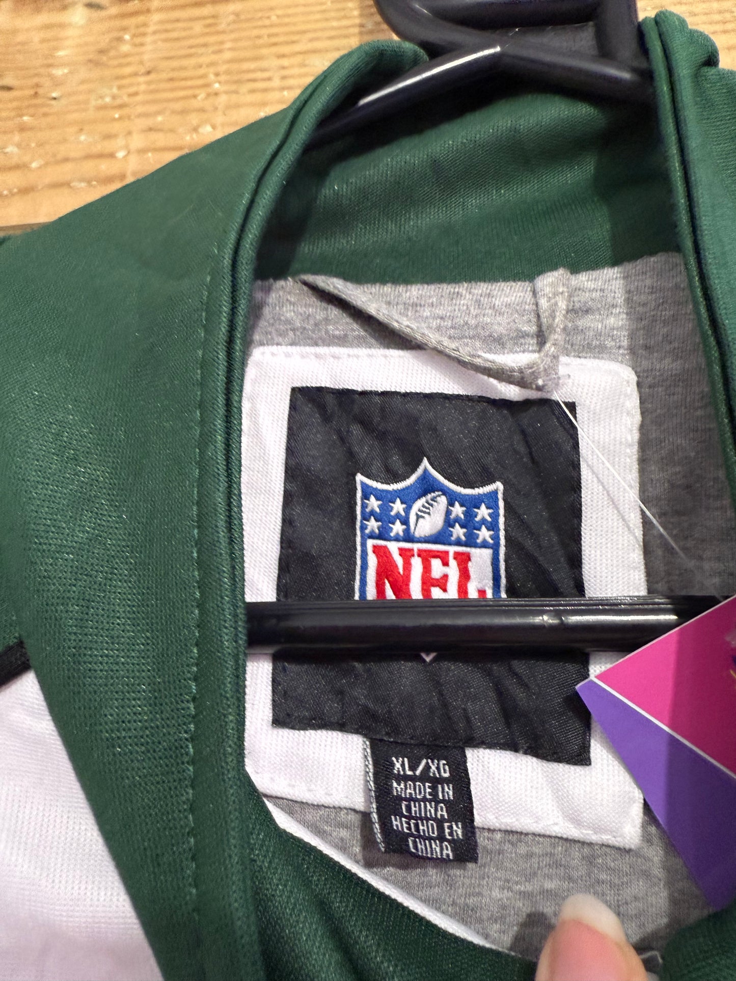 Vintage Y2K The Jets NFL track sports jacket. Size XL. Festival.