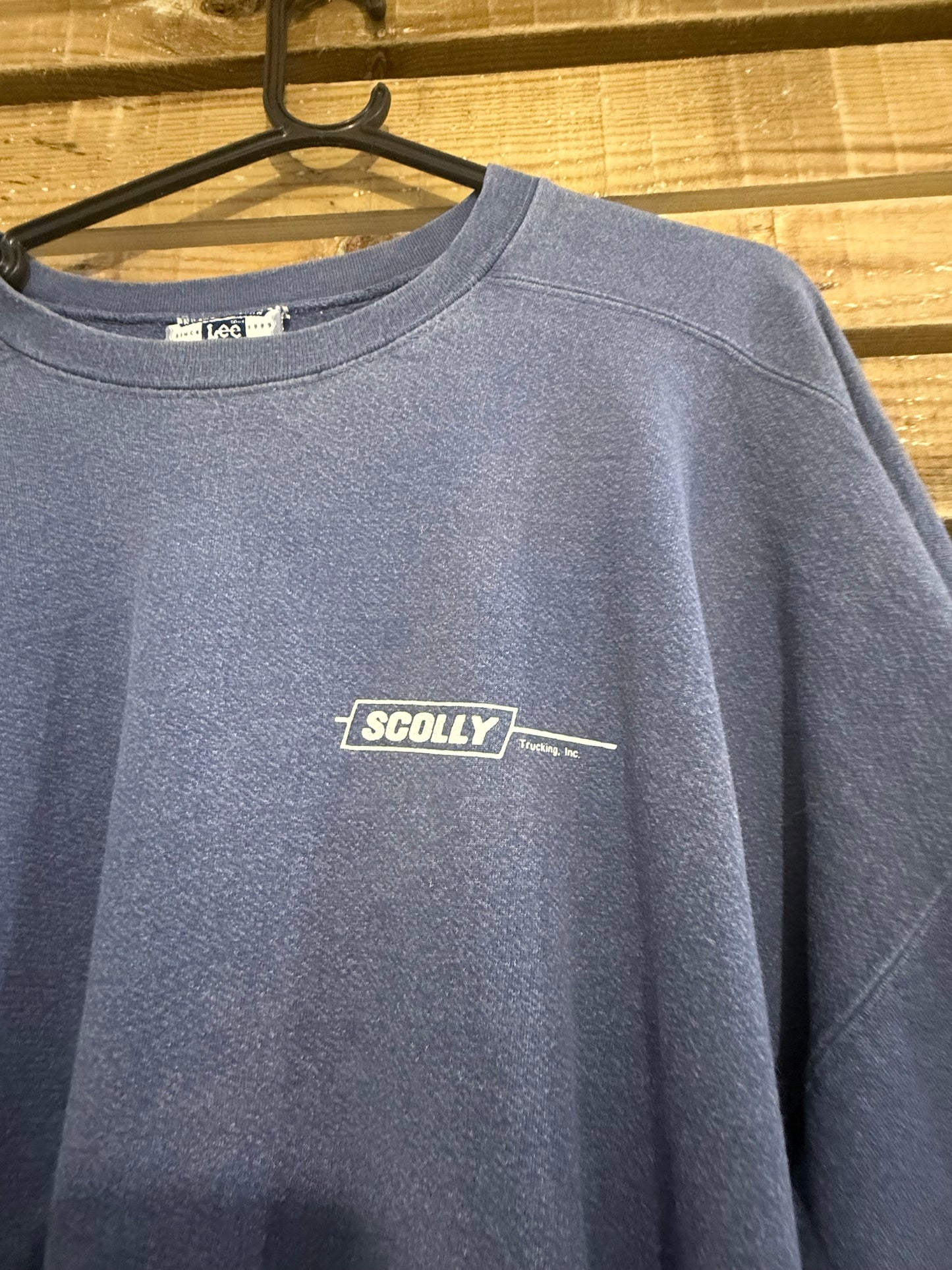 Vintage 90s Lee American Scolly Truckers sweater/ sweatshirt. USA. Size XXL.