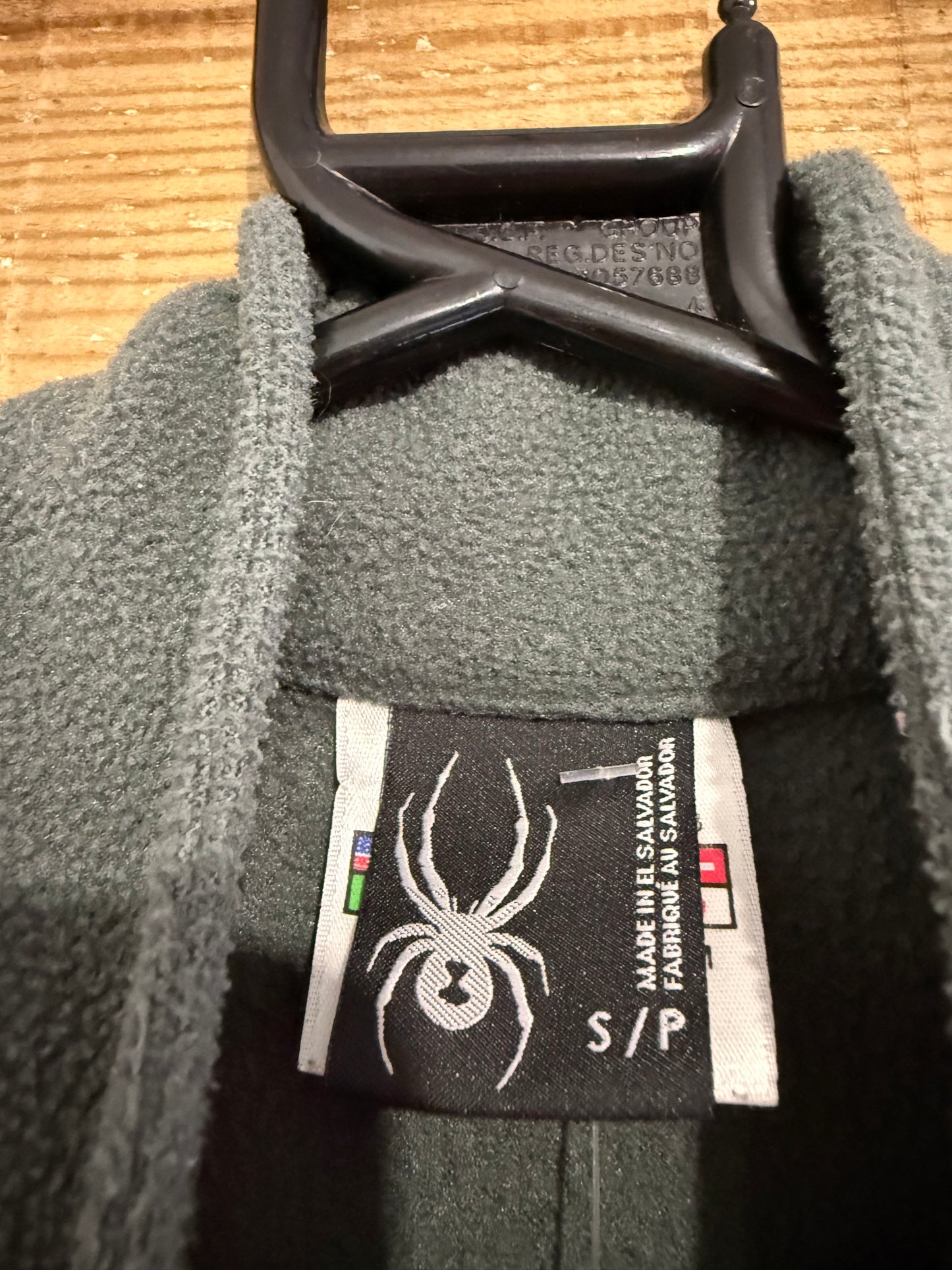 Vintage RARE 90s Spyder zip up fleece jacket. Size Small.