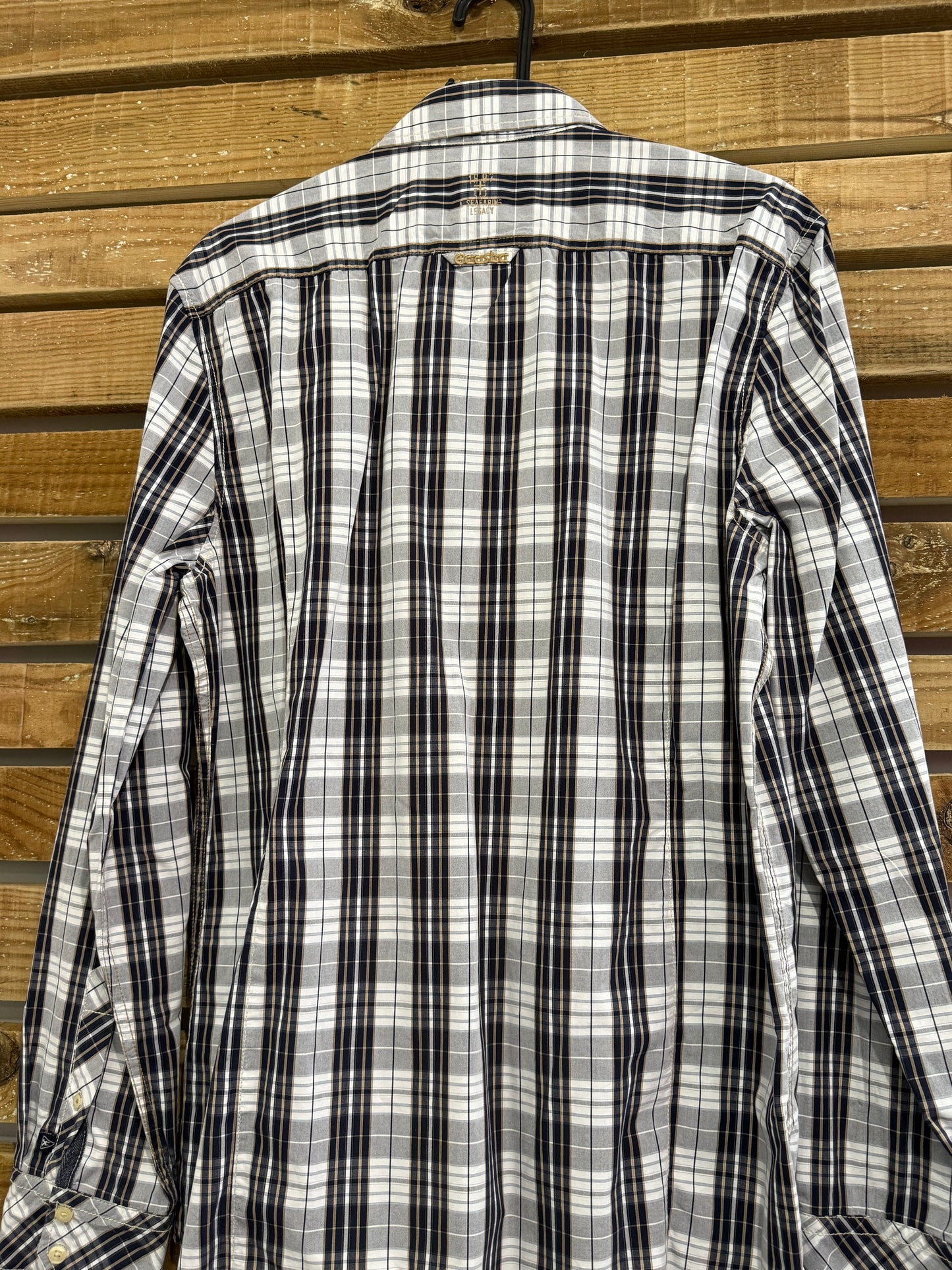 Vintage Y2K Gaastra checked button up shirt. Size Medium.