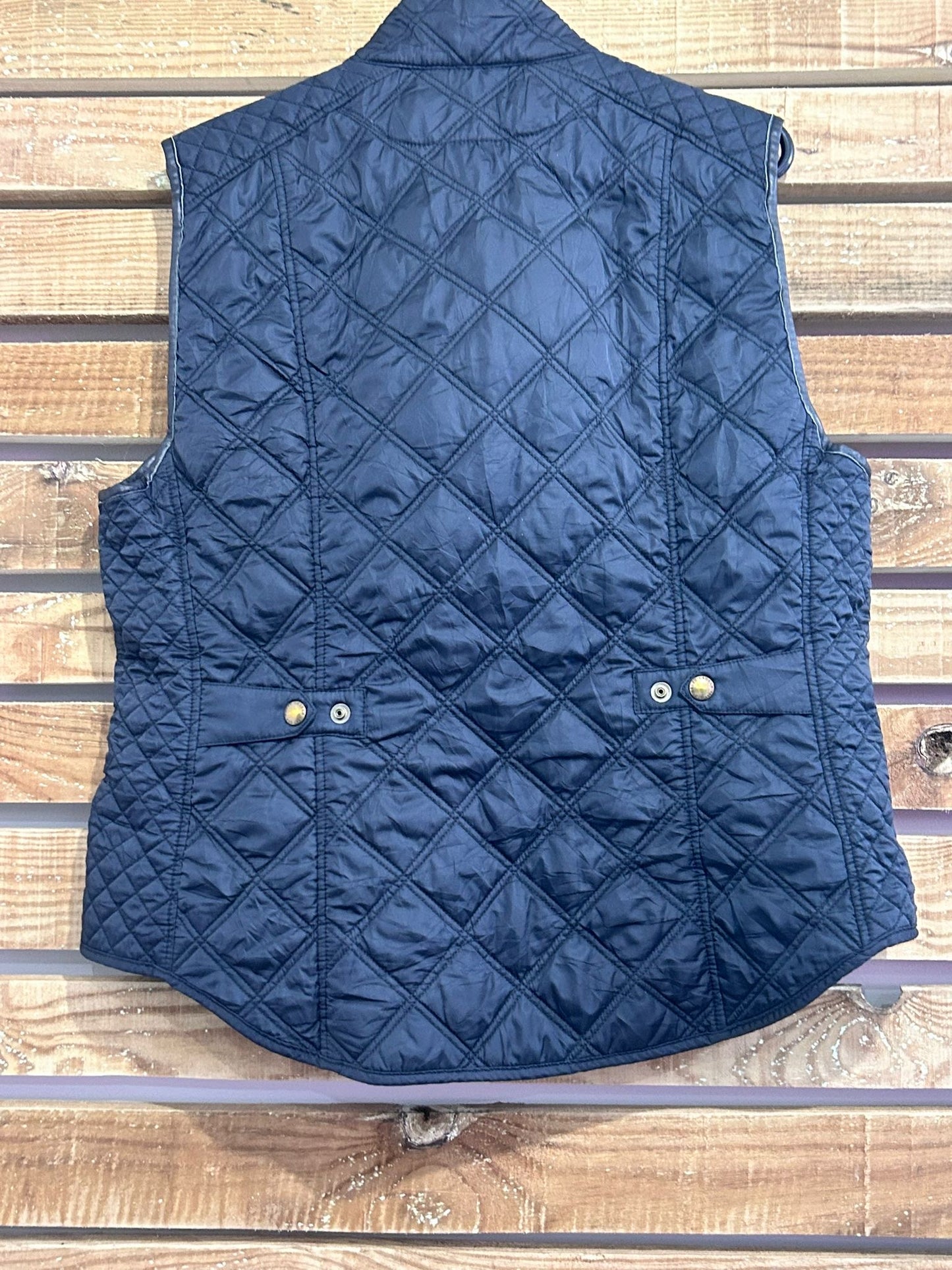 Vintage 90s Ralph Lauren quilted country gilet/ sleeveless jacket. Size XL.