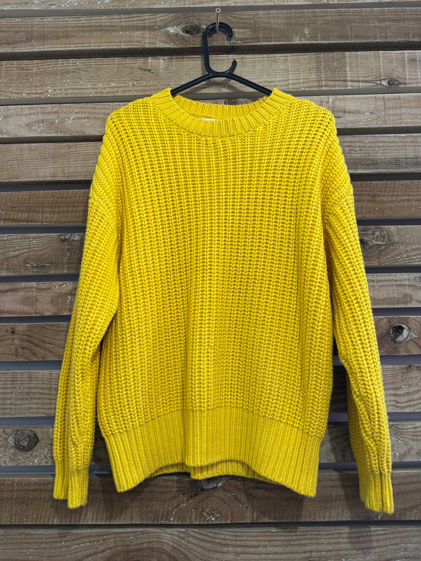 Ted Baker chunky knit jumper/ sweater. Mustard. One size.