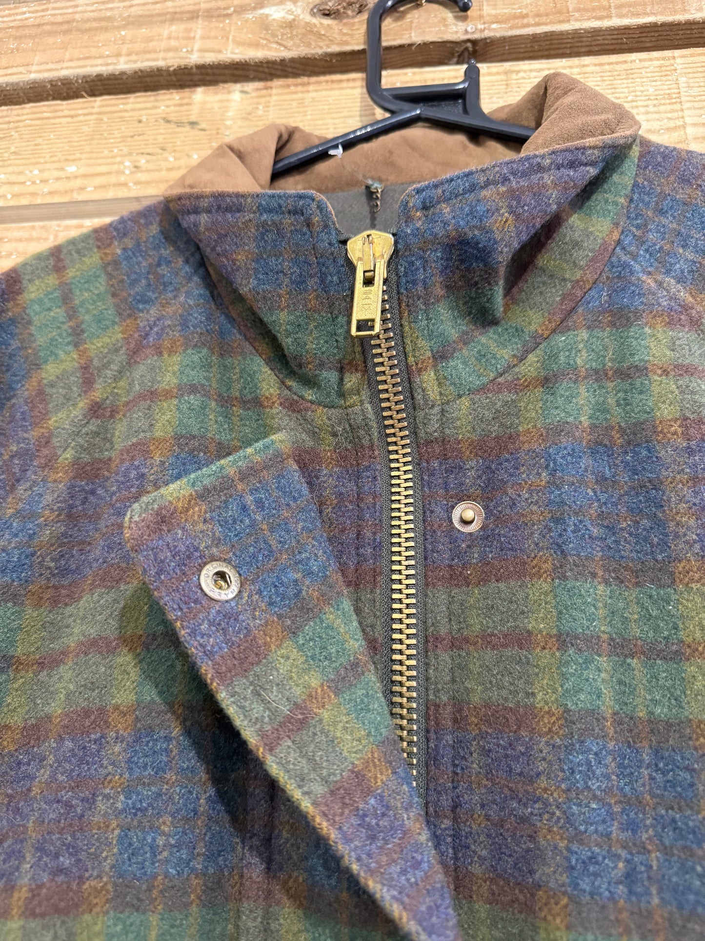 Chrysalis Tweed Wool Field Coat. Outdoors Jacket. Hunting/Country. Green. Size XL