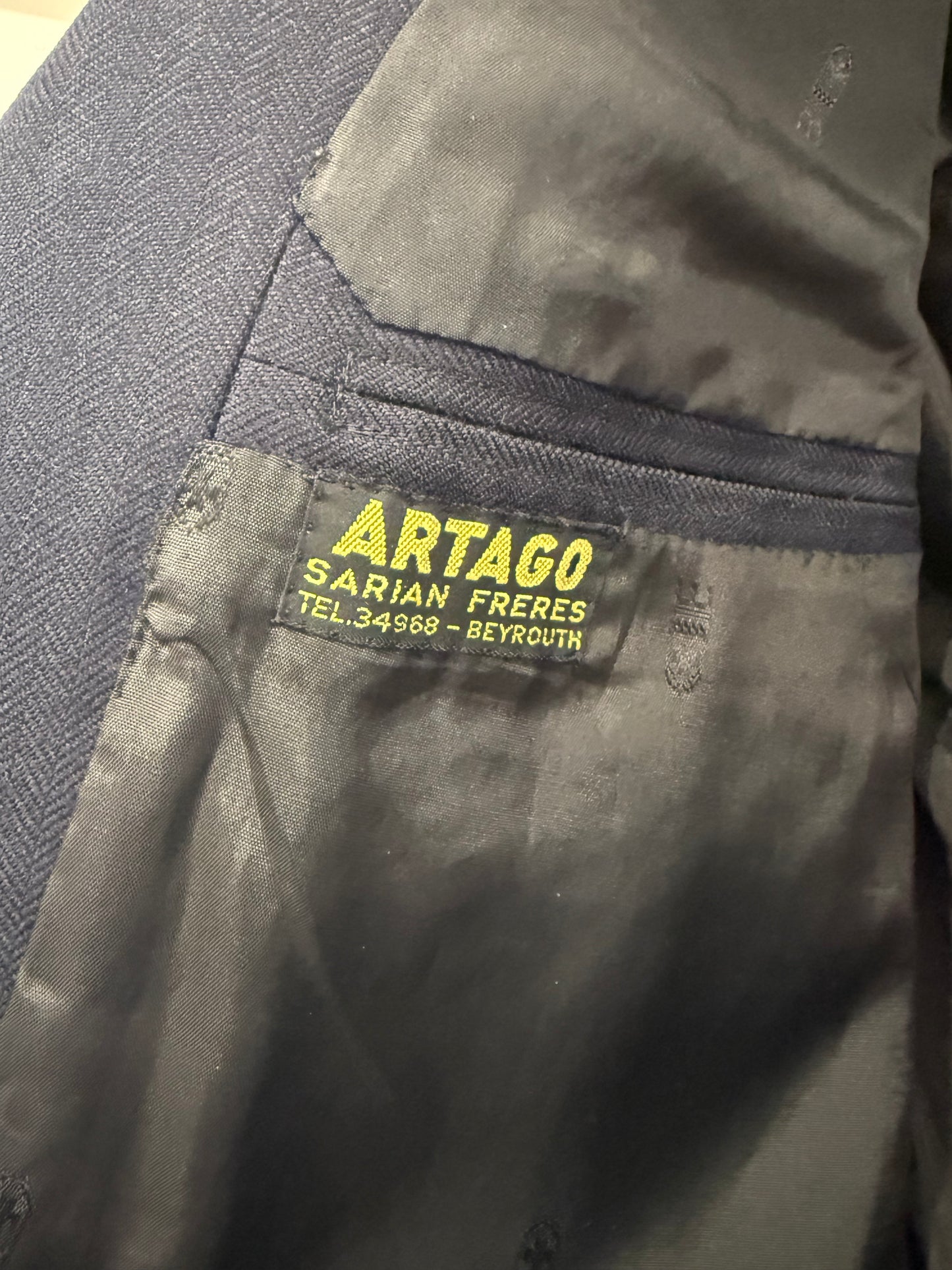 Vintage 80s Artago Blazer/ Jacket. Size 42” chest, medium.