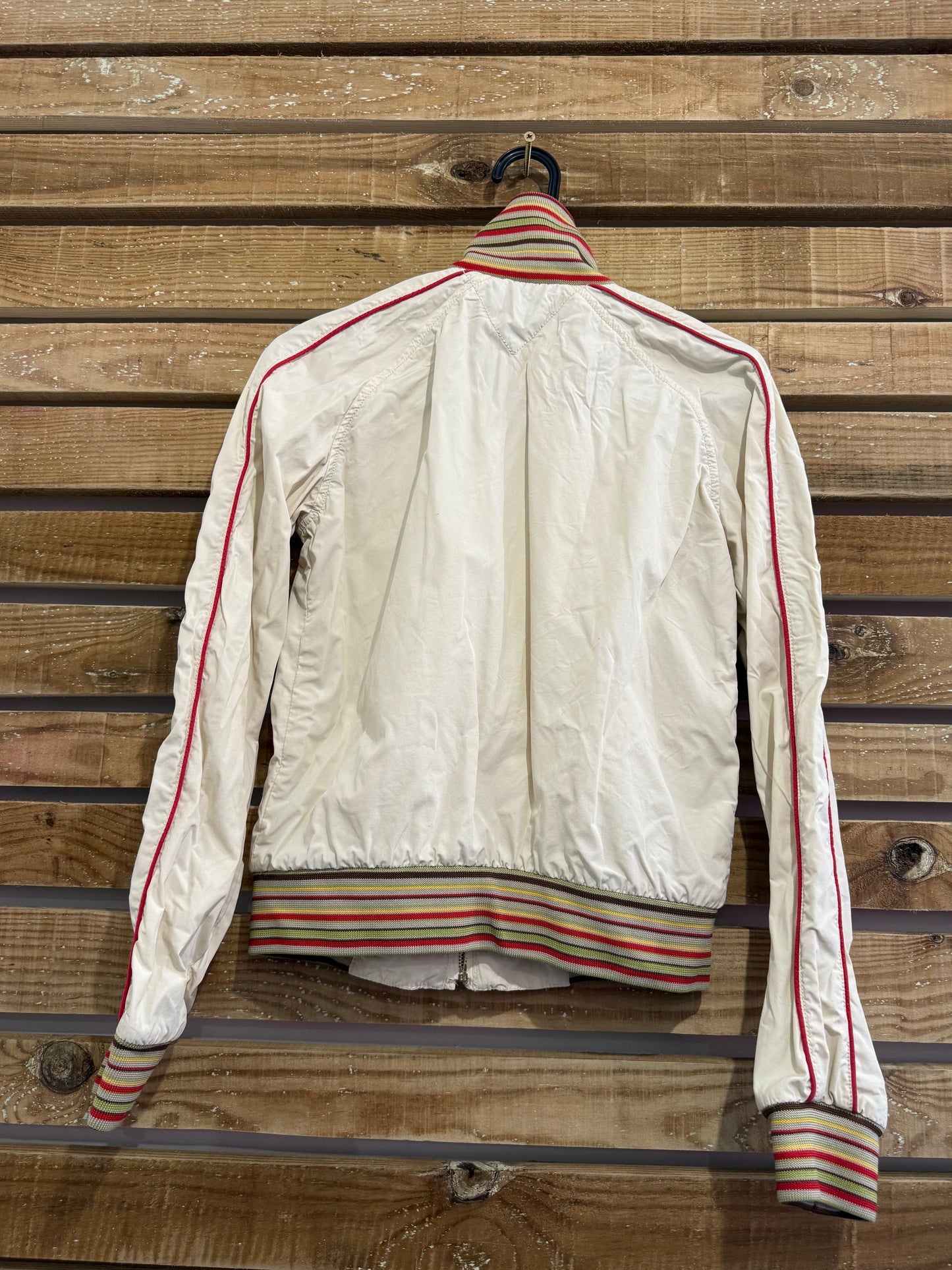 Vintage Y2K Tommy Hilfiger snake bomber Jacket. Size Small.