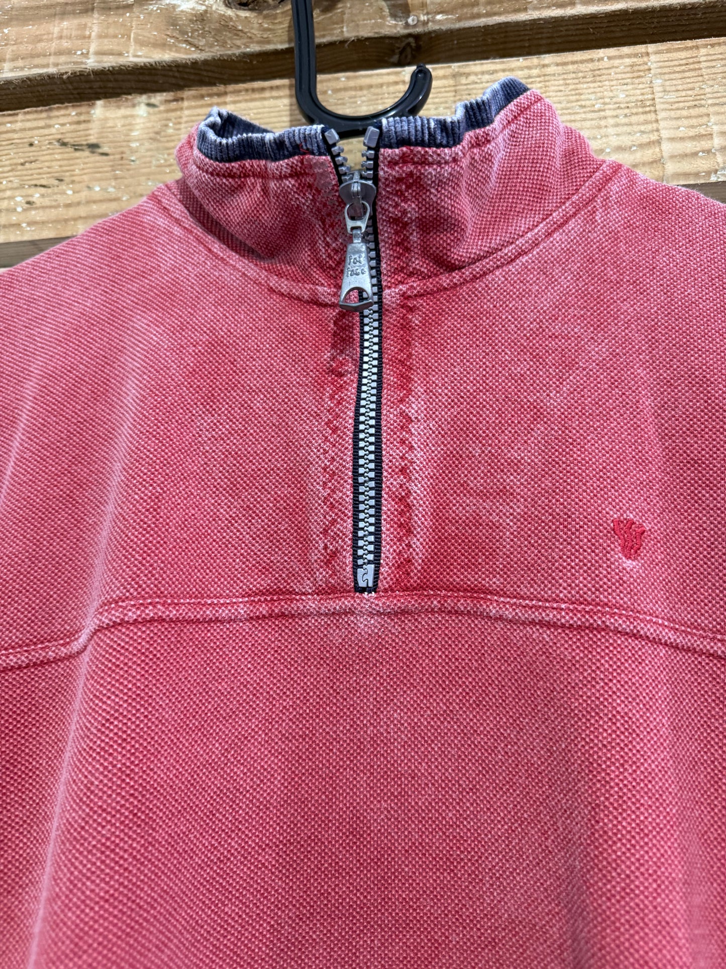 Vintage Y2K Fat Face 1/4 zip jumper/ sweater. Size Small.