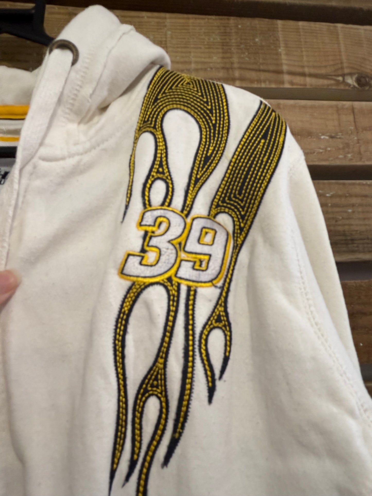 Vintage Y2K NASCAR Ryan Newman hoodie/ hooded sweater. Size medium. Motorsports