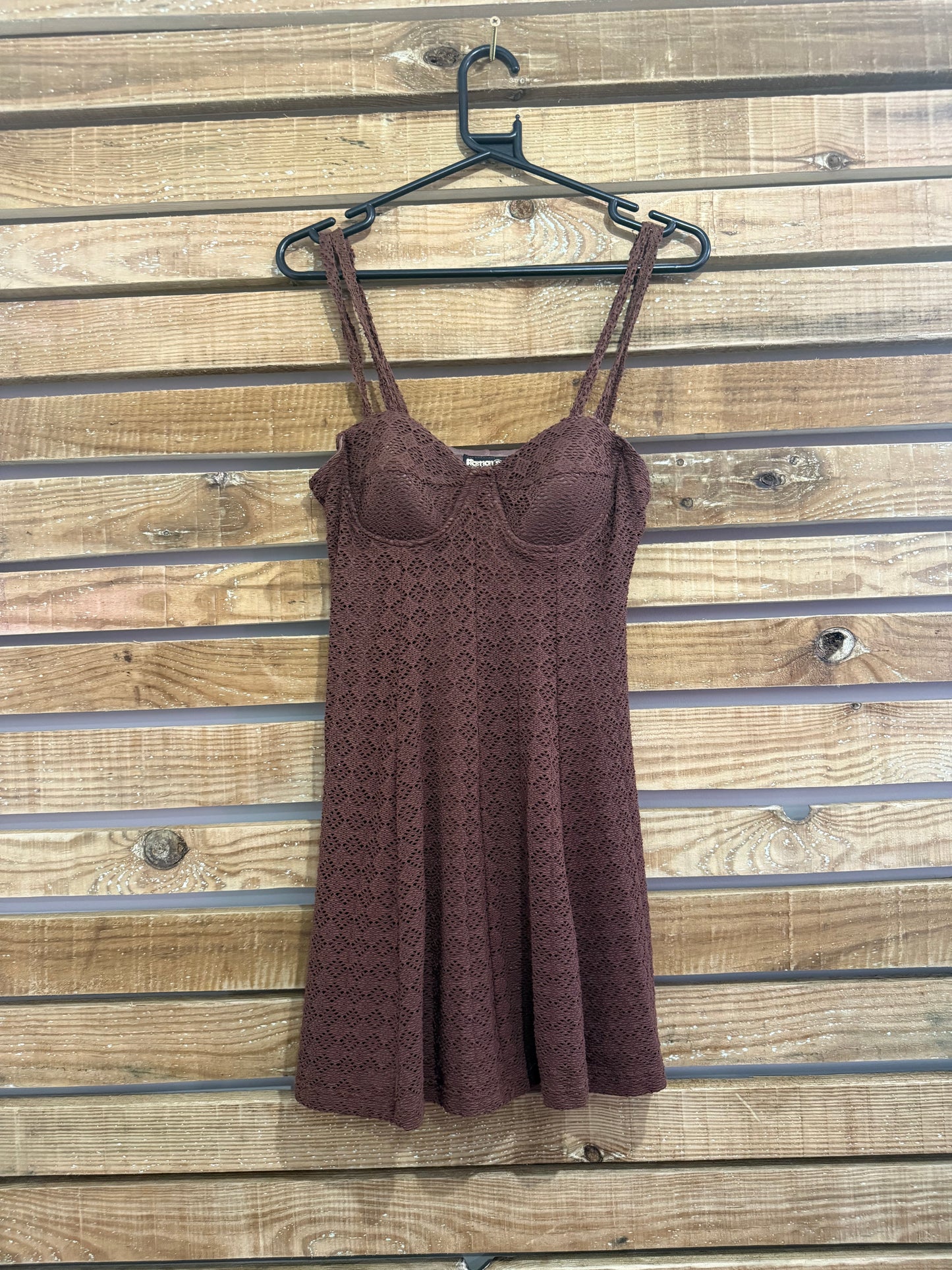 Vintage 70s crochet dress. Summer/ boho/ festival. Size 6-8