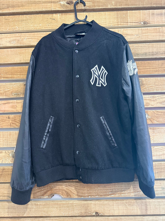 Vintage 90s New Era NY Varsity Jacket. USA College Jacket. Size XL