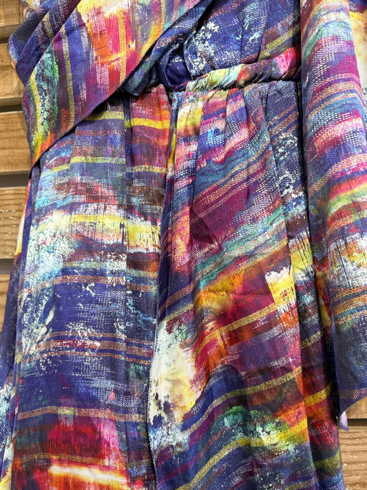 Acne silk one shoulder mini dress. Size UK6-8. Wedding/Party/evening