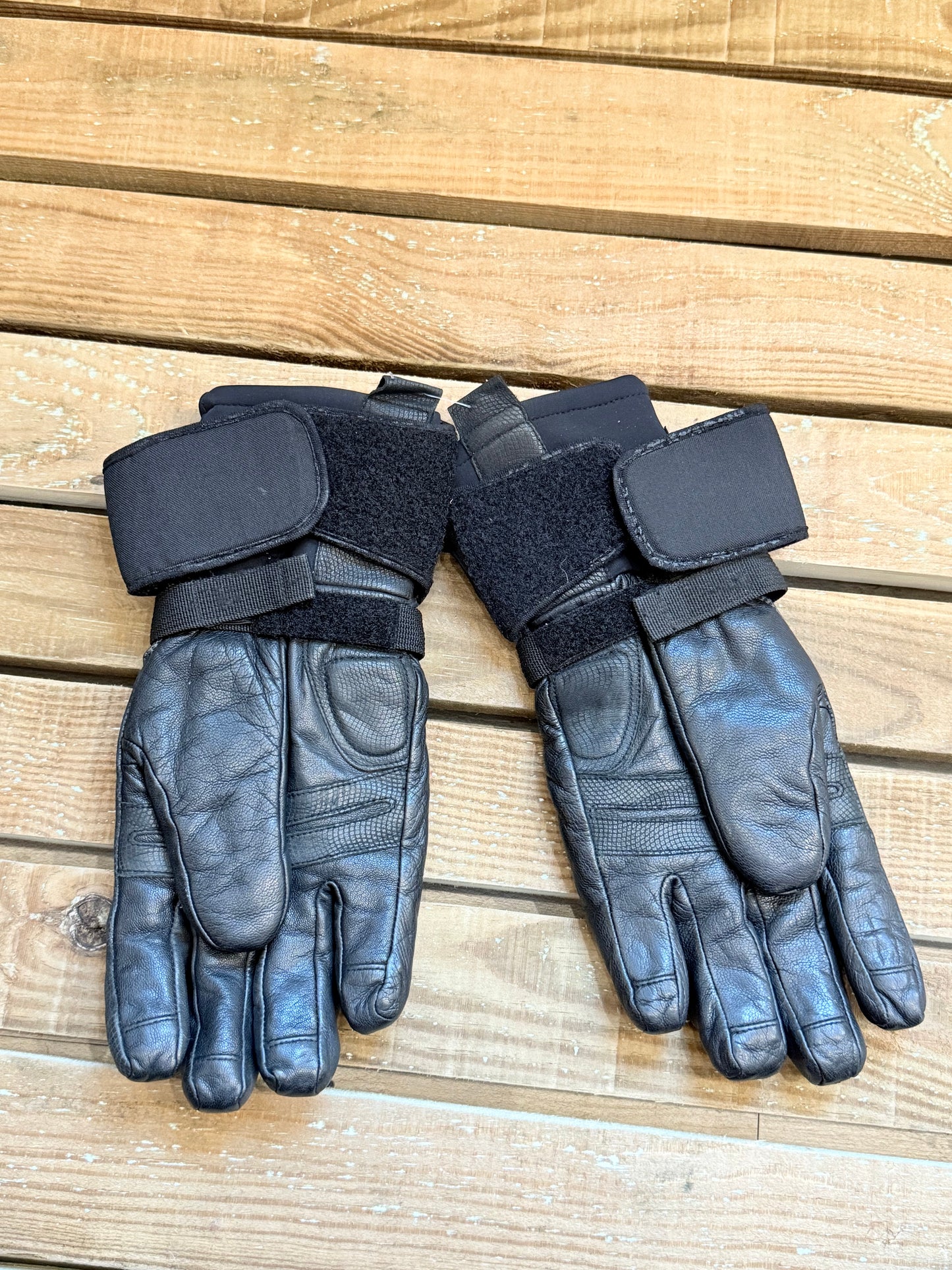 Vintage Y2K Hein Gericke Gore-tex motorbike/ motorcycle gloves. Size Large.