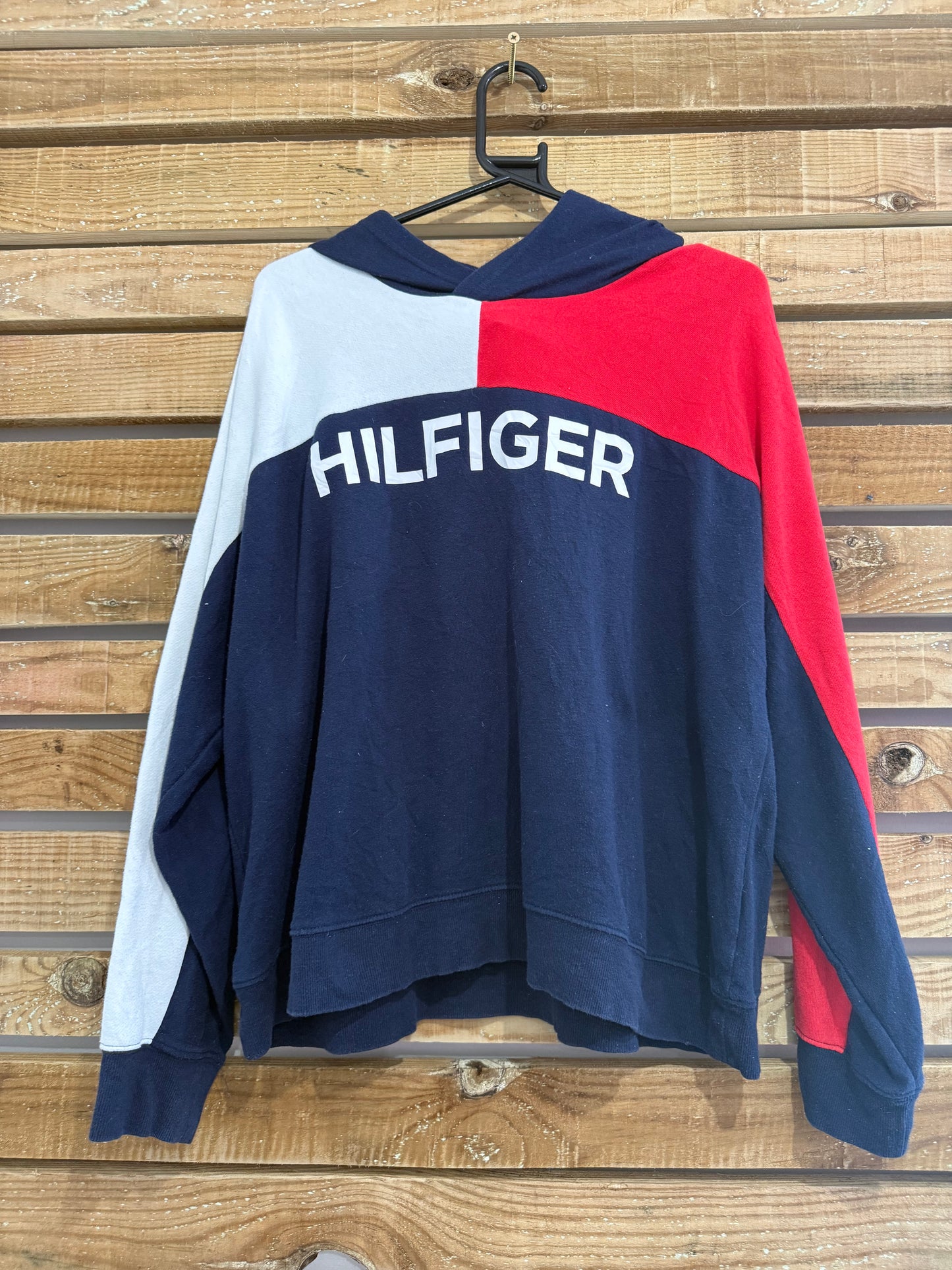 Vintage Y2K Tommy Hilfiger Spell-out logo hoodie/ hooded sweater.