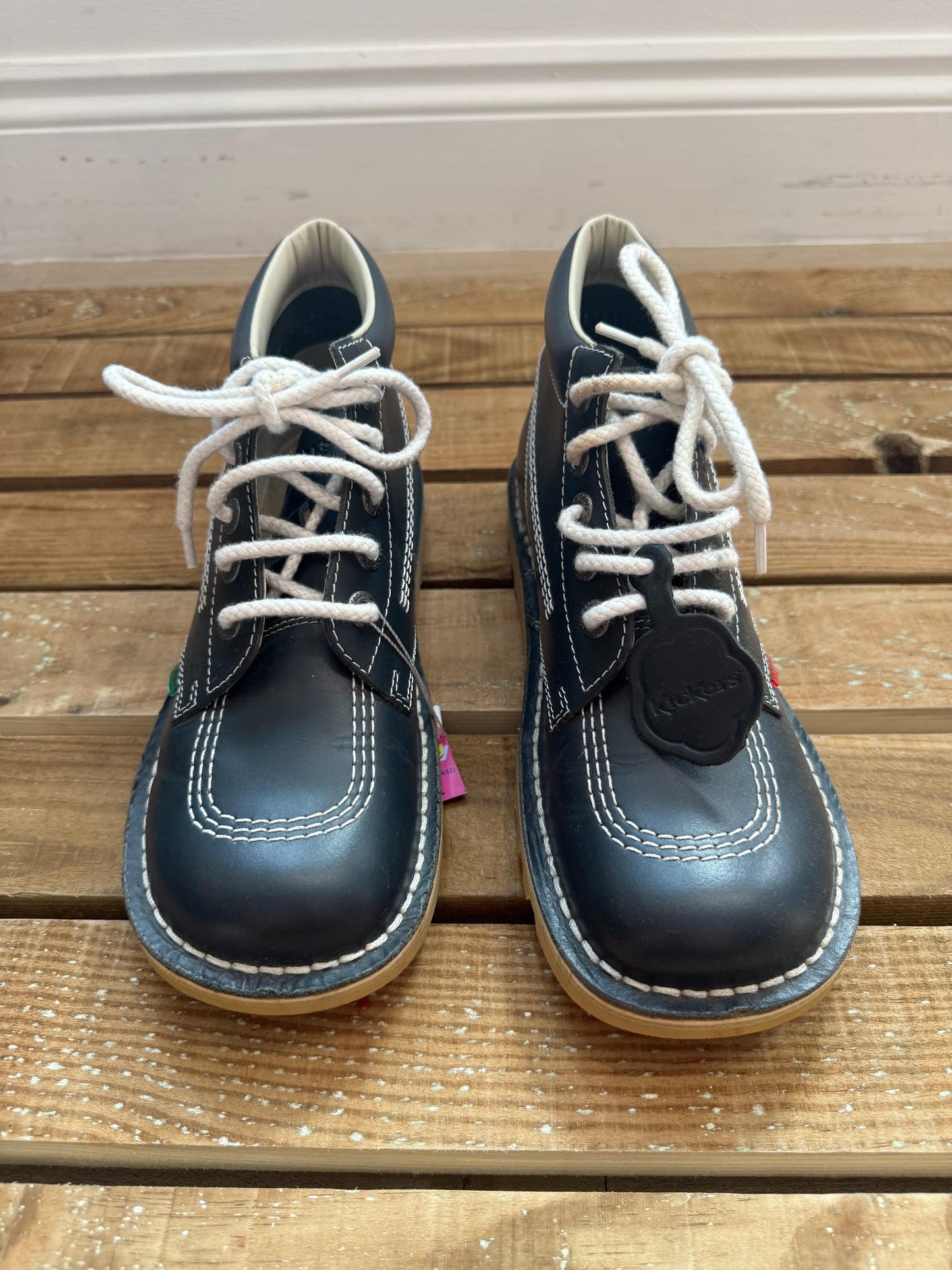 Kickers kick hi unisex boots/ shoes. Navy. EU41. UK7