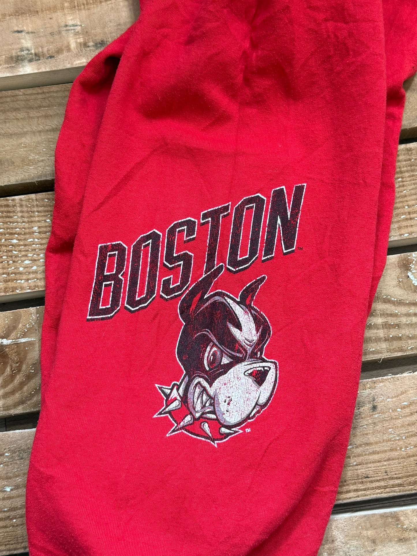 Vintage Y2K Champion Boston university terriers joggers/ trousers/ pants. Medium. 26”- 34” waist. 29” leg