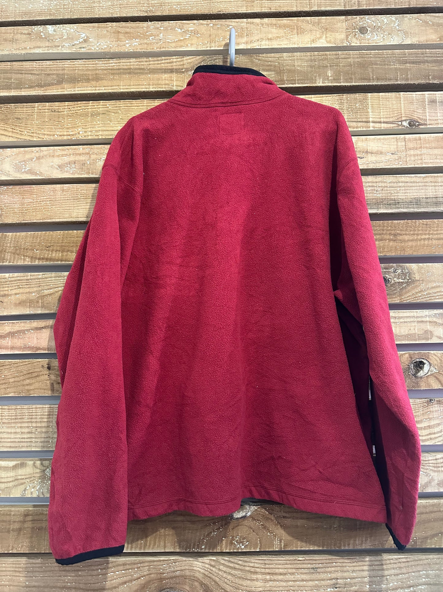 Vintage 90s Old Navy spell-out 1/4 zip fleece jacket. Size XXL