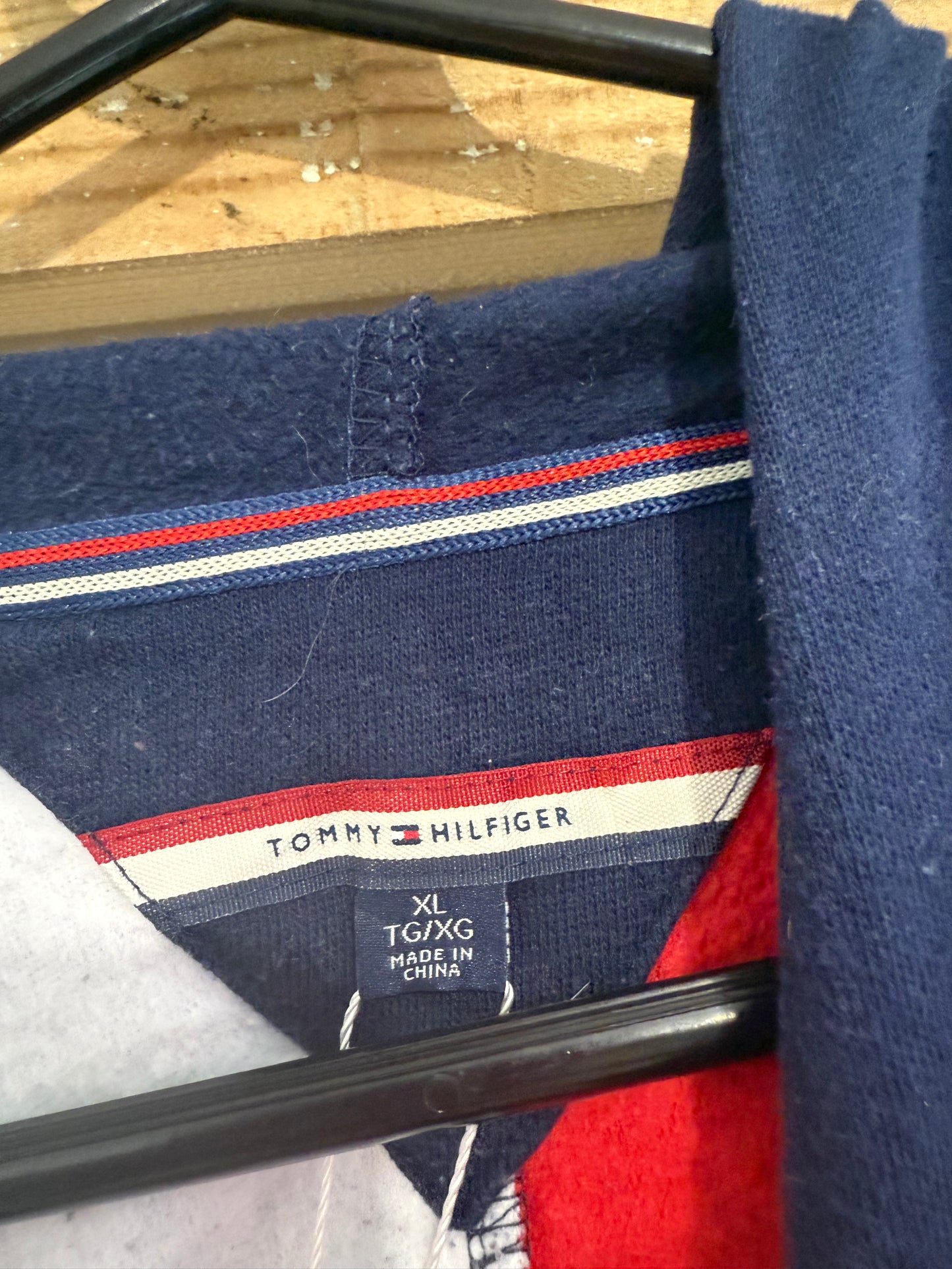 Vintage Y2K Tommy Hilfiger Spell-out logo hoodie/ hooded sweater.