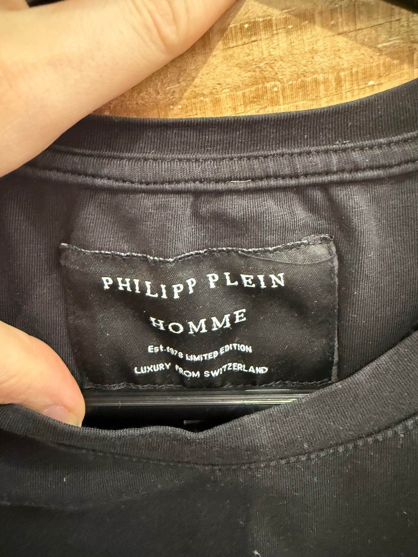 Phillip Plein Money Machine dollar print T-shirt. Diamanté. Size XL
