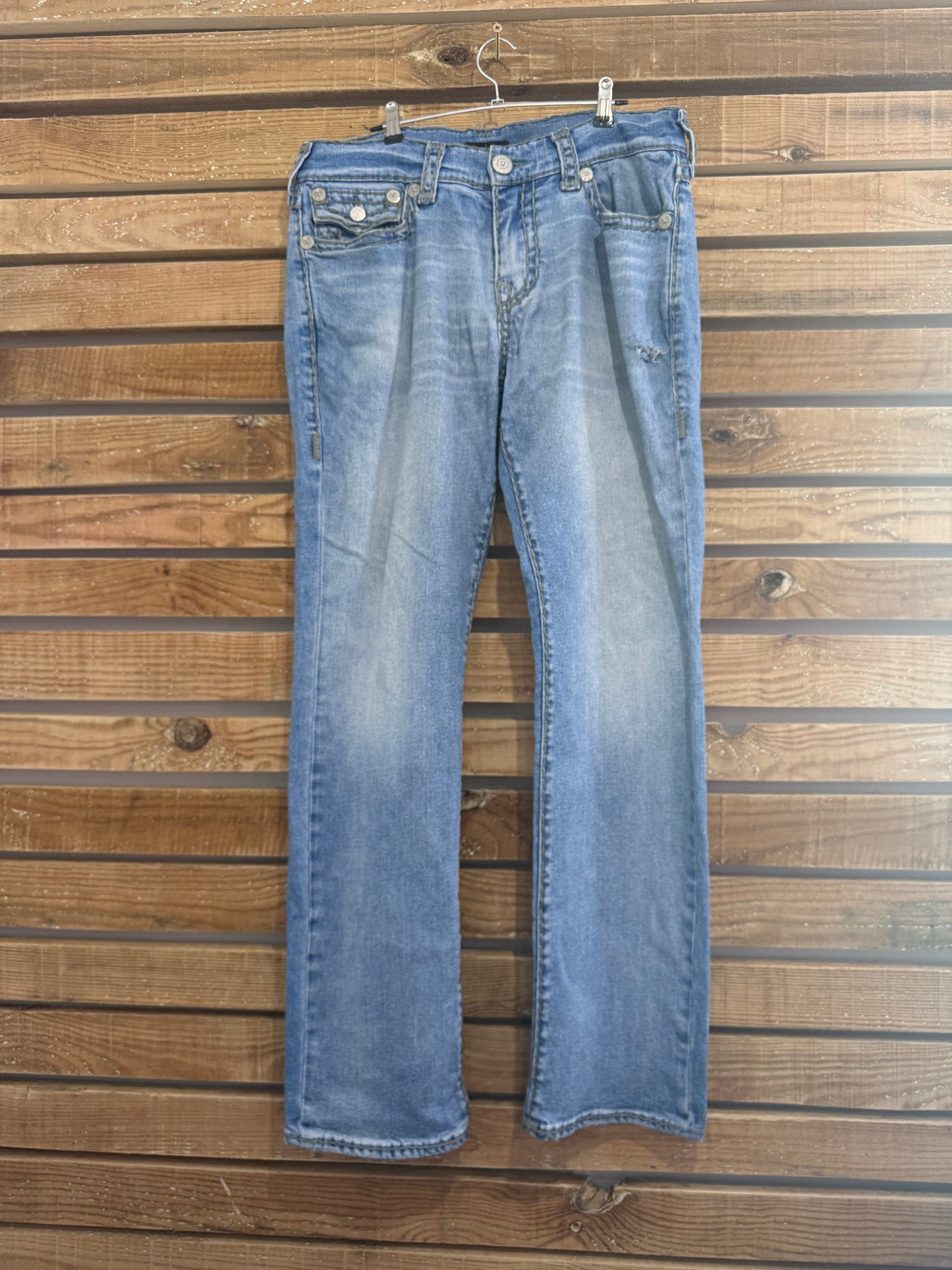 Vintage Y2K True Religion Jeans. Blue. 36” waist, 33” leg.