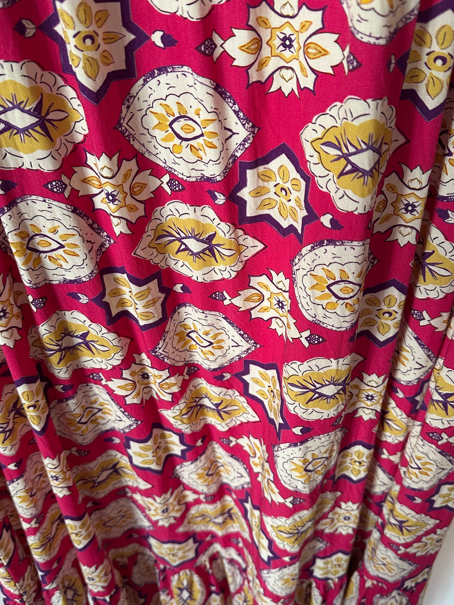 Vintage 90s floral maxi dress. Summer/ Wedding/ evening/ holiday. Up to a Size 16. Boho/ hippy.