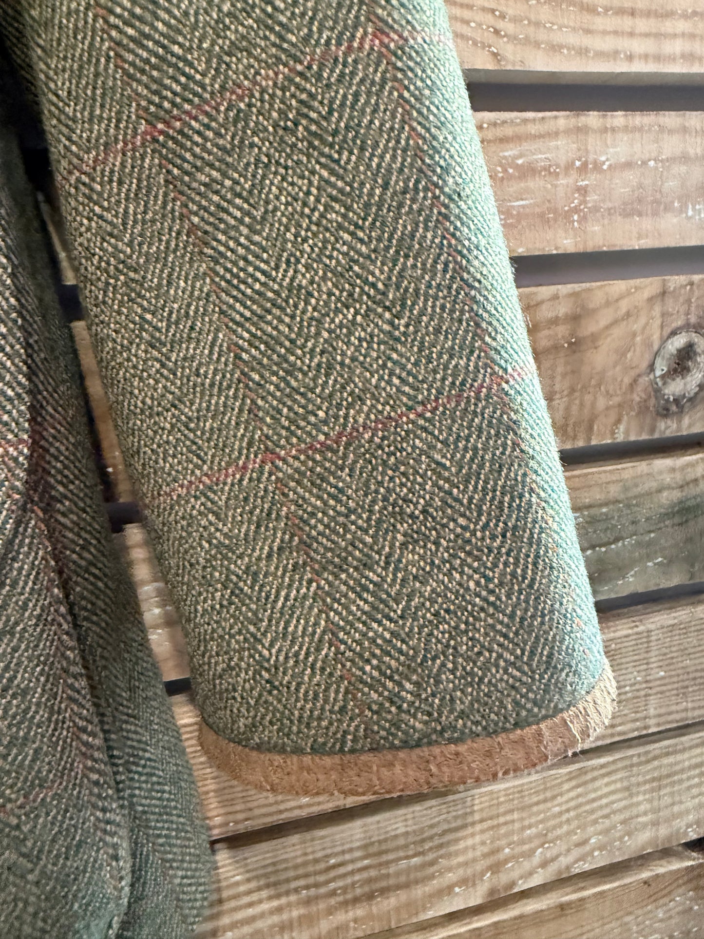 Chrysalis Tweed Wool Field Coat. Outdoors Jacket. Hunting/Country. Green. Size XXL