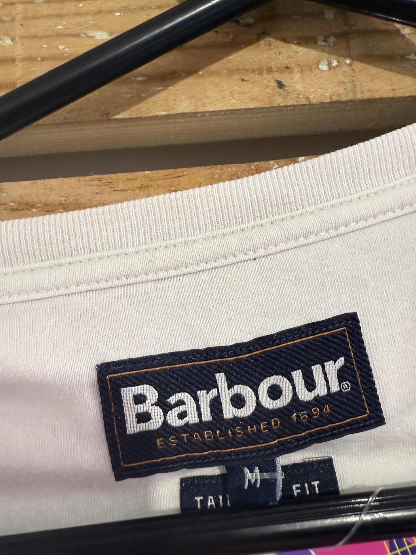 Vintage 90s Barbour top/ t-shirt. Size Medium.