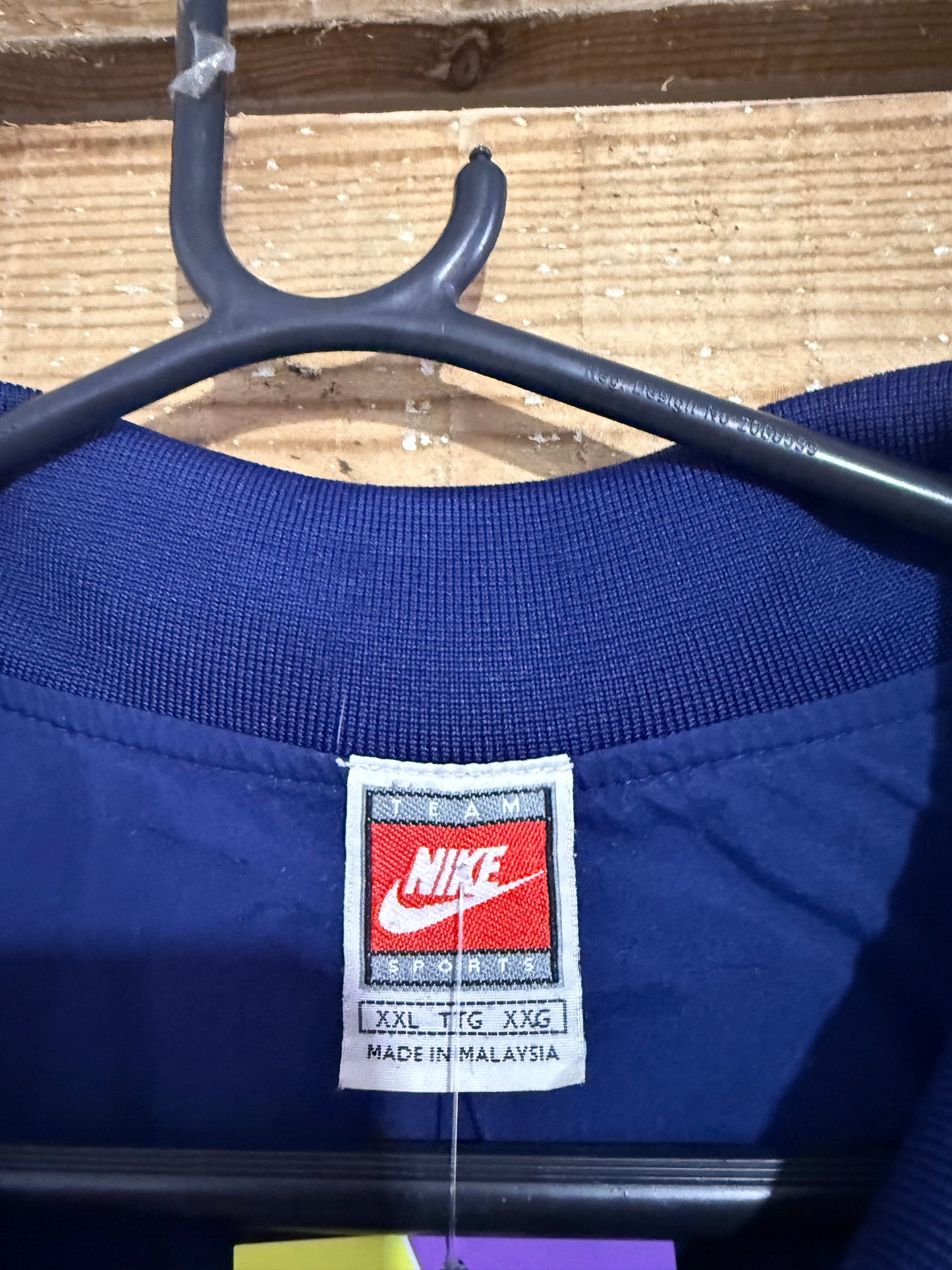 Vintage 90s Nike Michigan 1/4 zip hooded sports waterproof coat/jacket. Size XXL